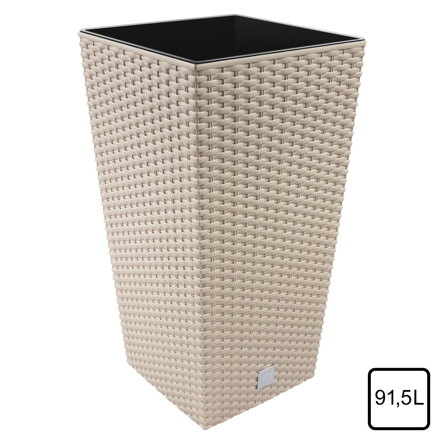 Marmite Rato 91,5 litres avec insert 40 x 40 x 75 cm en couleur mocca
