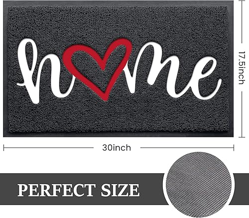 Miniatura 24 de BeneathYourFeet - Tapete de bienvenida de bajo relieve, de puerta delantera, interior y exterior, alfombras antideslizantes para entrada, patio