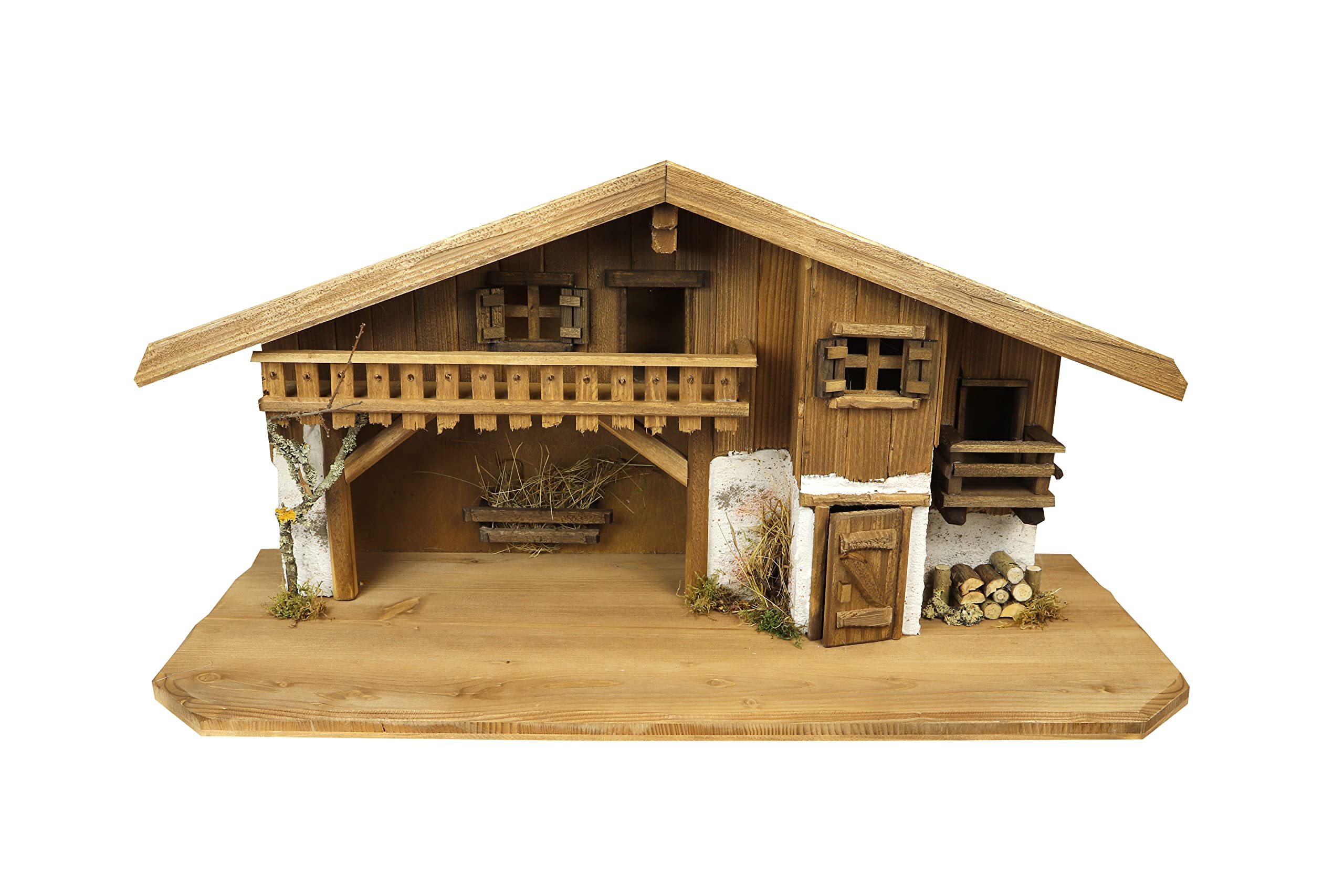 Weihnachtskrippe Krippe Krippenstall (W29) Weihnachten Weihnachtskrippen Krippenfiguren Tischkrippe