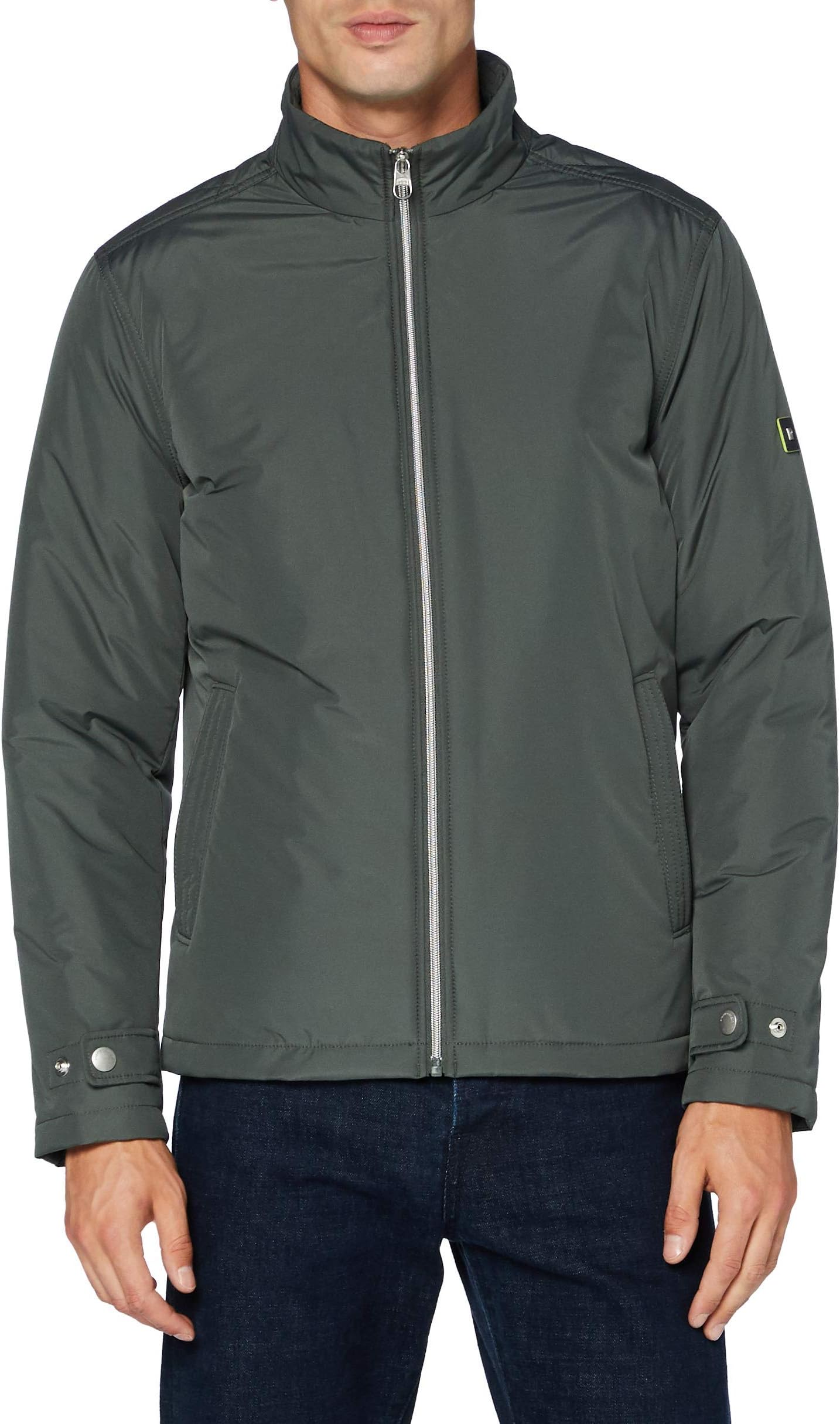 Pierre CardinMen's Inbetween Jacket Techno Padded Denim Academy Jacket