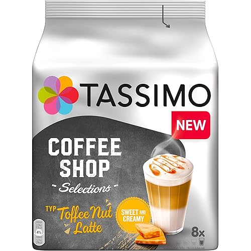 Tassimo - Toffee Nut Latte - 8 T-Discs