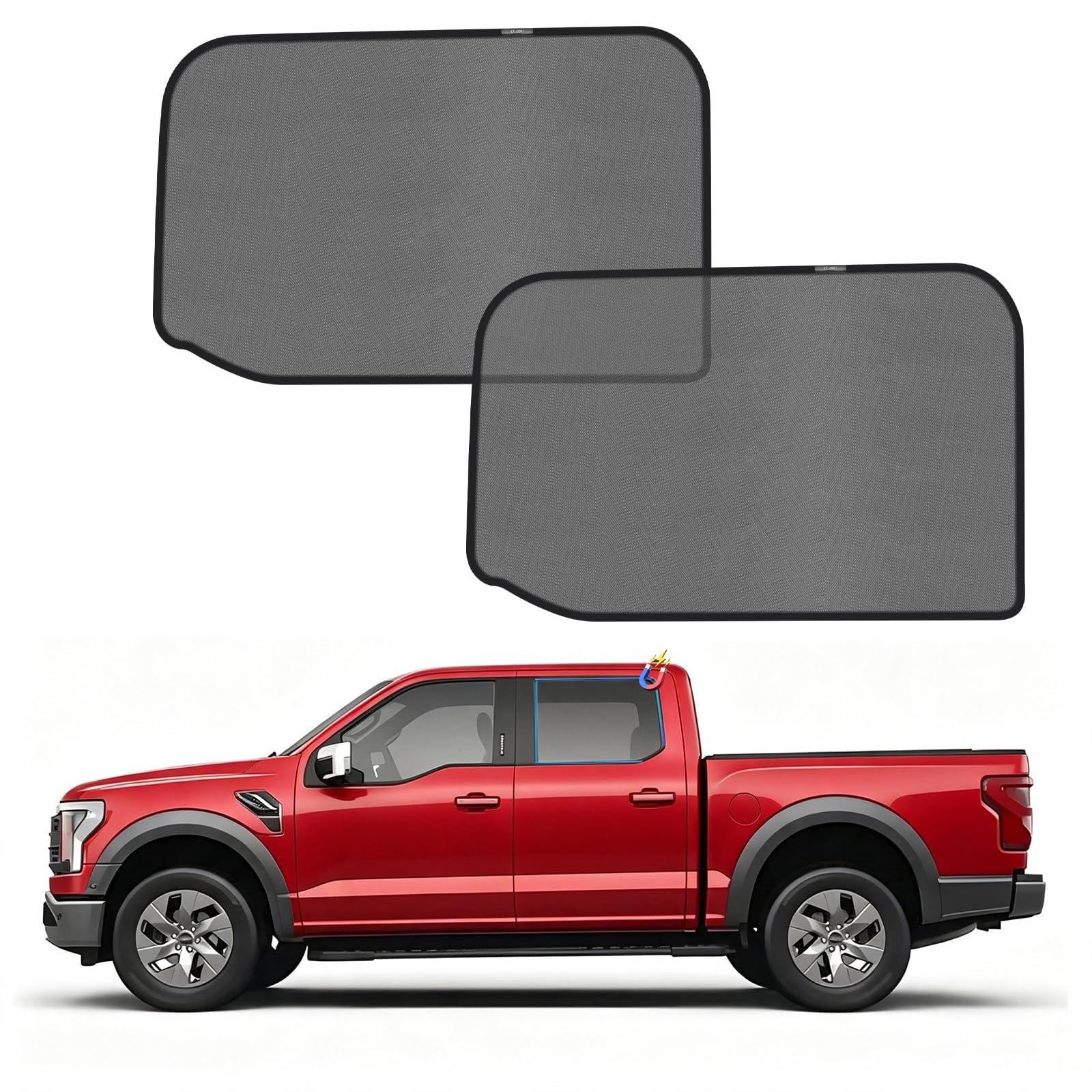 KUST F150 Raptor Mesh Window Shades