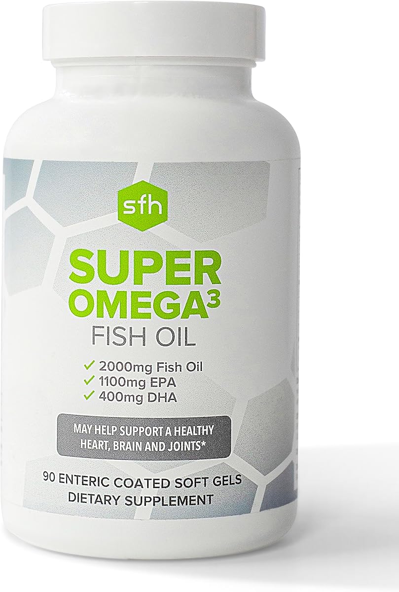 Stronger Faster Healthier SFH Super Omega 3 Fish Oil