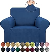 Vista 29 de KEKUOU - Funda elástica para sofá de 3 plazas (de 79 a 94 pulgadas), protector de muebles de 3 asientos con parte inferior elástica para niños