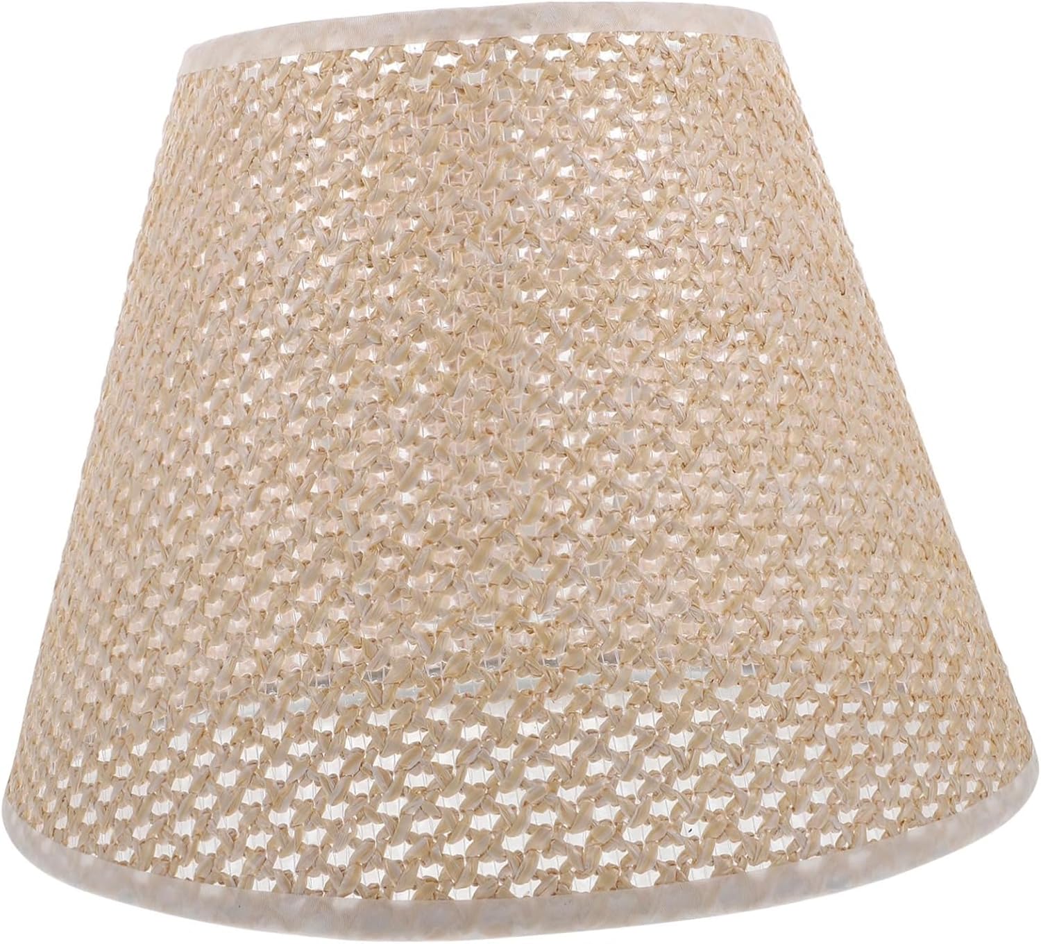 Mikinona 1pc Creative Rattan Lampshade Elegant Light Shade for Table Floor Lamps Simple Style Home Decor Lightweight for Any Room Ambiance