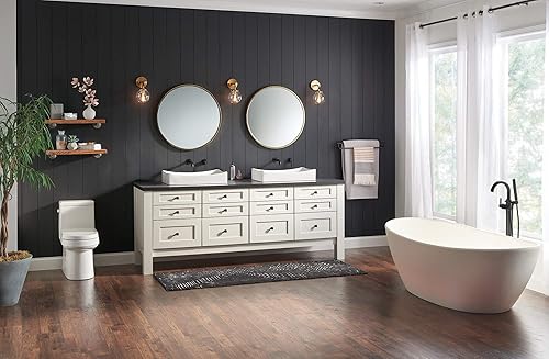 Miniatura 4 de Delta Faucet Trinsic vestiduras de llave para lavabo, de montaje de pared, con mango individual, T3559LF-BLWL