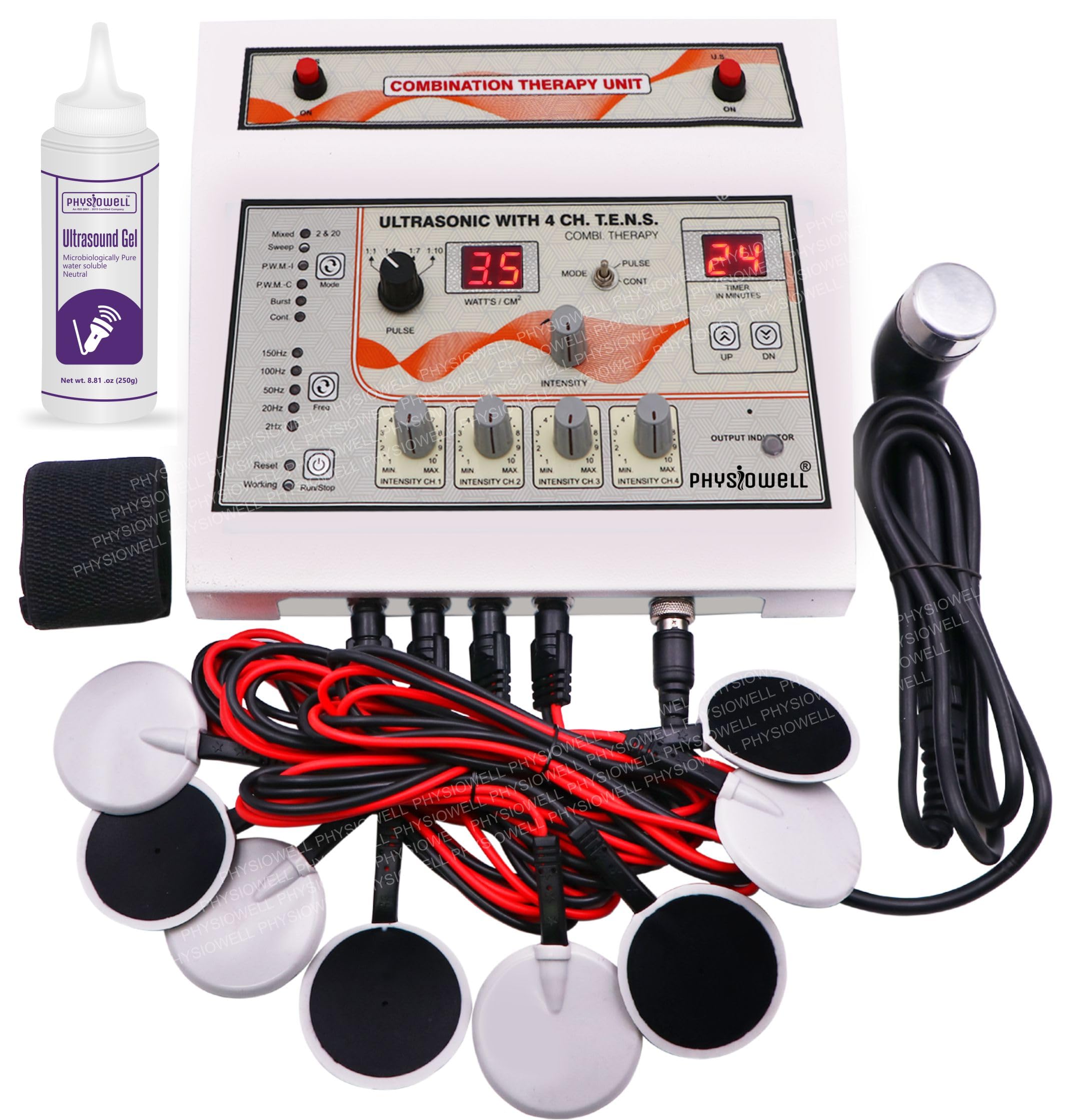 Physiowell Physiotherapy Machine Electrotherapy Combo for All Pain Relief Device Physiotherapy Equipment 4 Channel Tens with Ultrasound (B08FHZ8JT2) Amazon Price History, Amazon Price Tracker