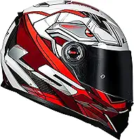 Capacete Ls2 Ff358 Xdron Preto com Vermelho - 62/XL