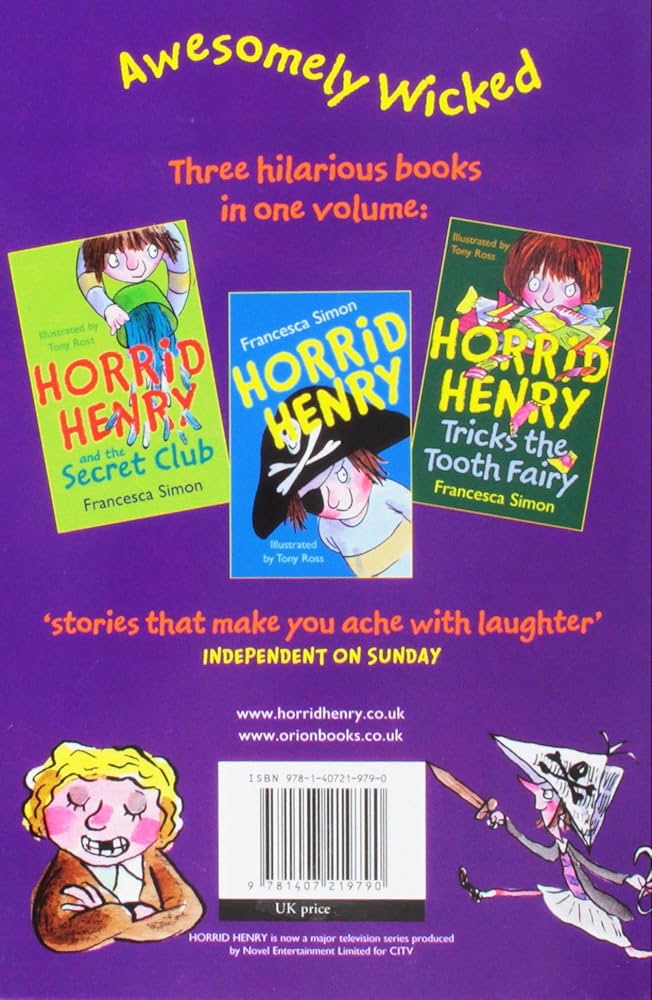 洋書 Horrid Henry Amazon.com: A Handful of Horrid Henry: 9781407219790