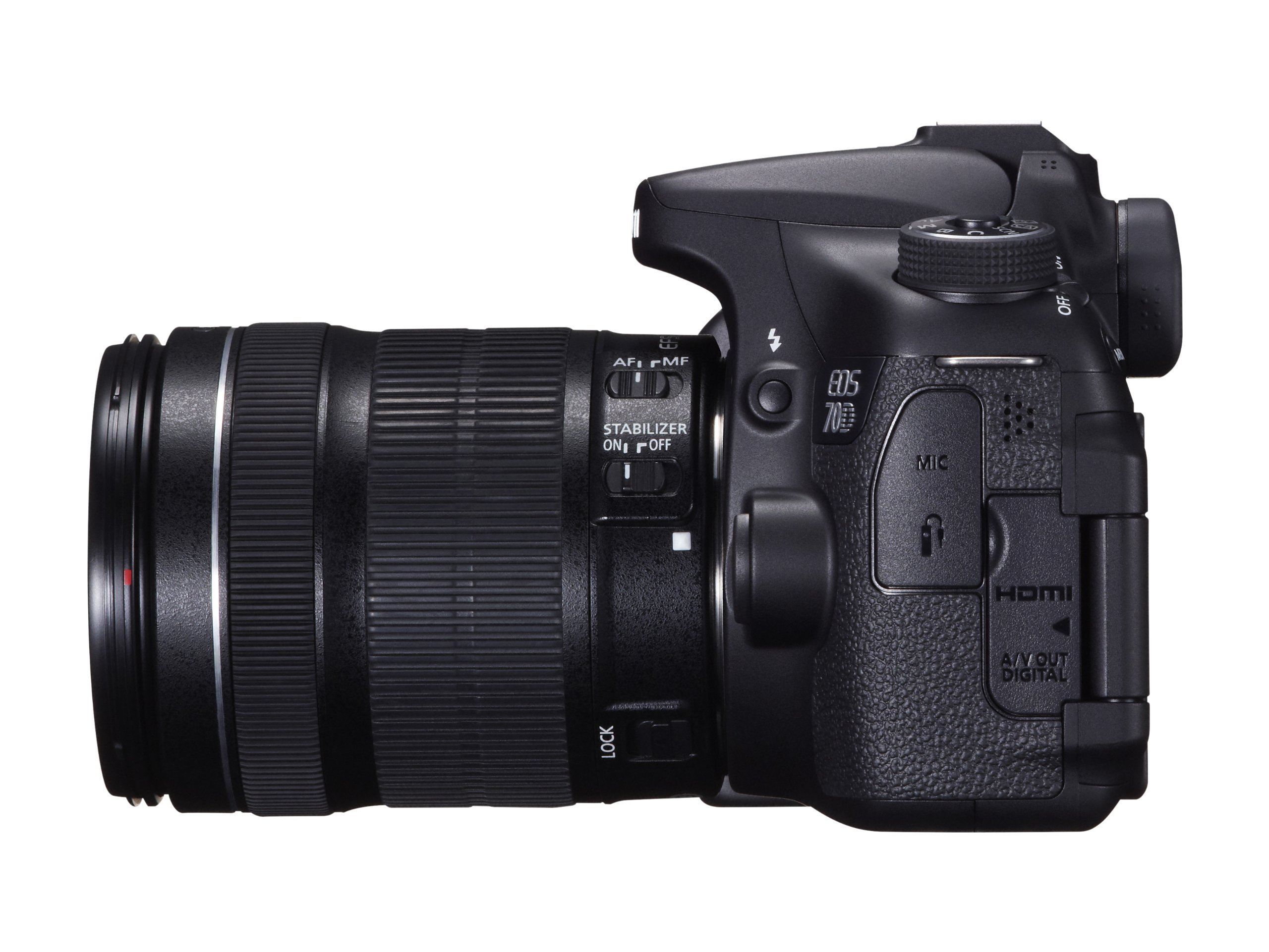 Canon EOS 70D Camera - Black (20.2MP, 18-135mm IS STM Lens) 3.0