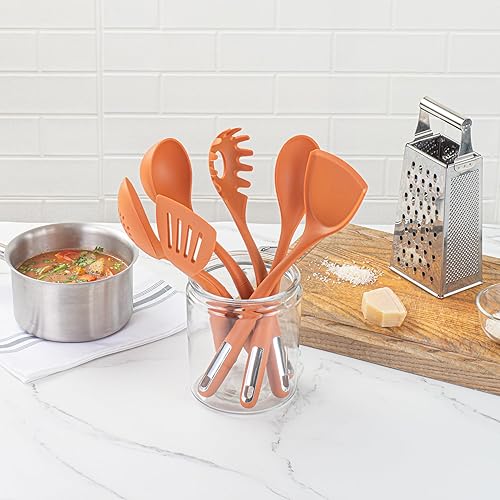 Miniatura 9 de Met Lux - Juego de utensilios de cocina, 10 juegos de utensilios de silicona, 6 piezas por juego, alta tolerancia al calor, utensilios de cocina de
