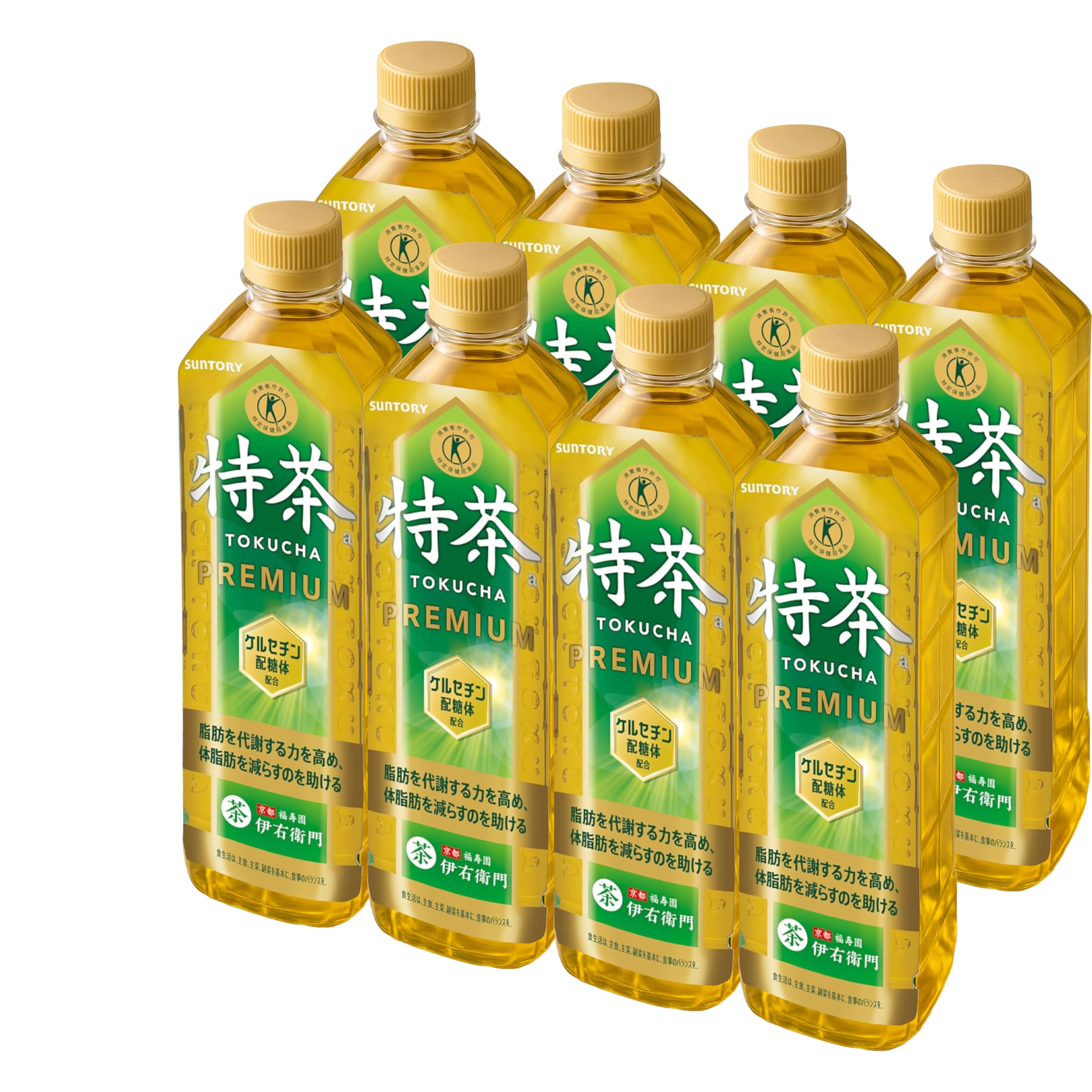 48本 送料無料 特茶 伊右衛門 黒烏龍茶ヘルシアすこやか茶爽健美茶より良 送料込]サントリー緑茶「伊右衛門 特茶(500ml)1ケース + サントリー黒