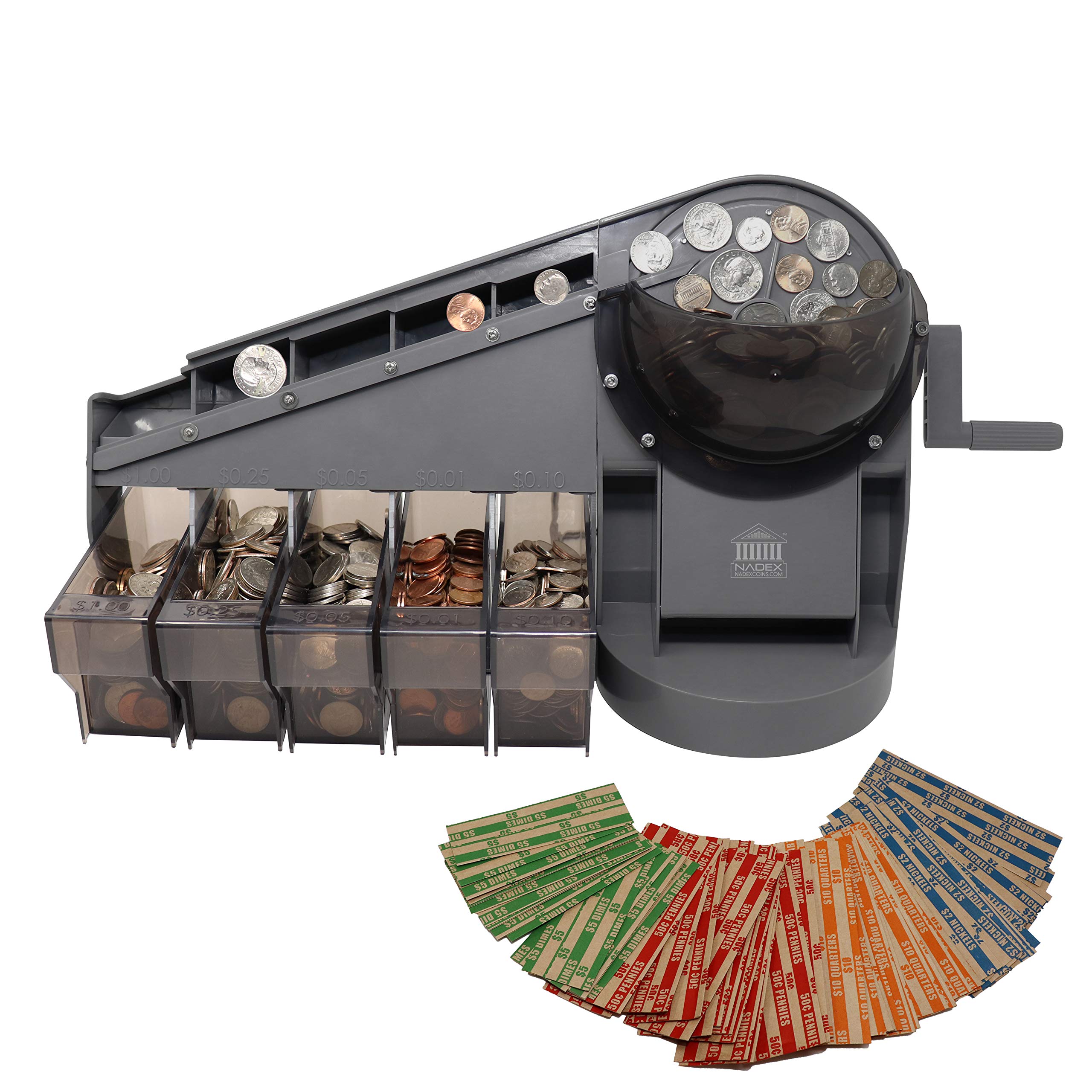 Royal Sovereign 2 Row Electric Coin Counter With Patented AntiJam