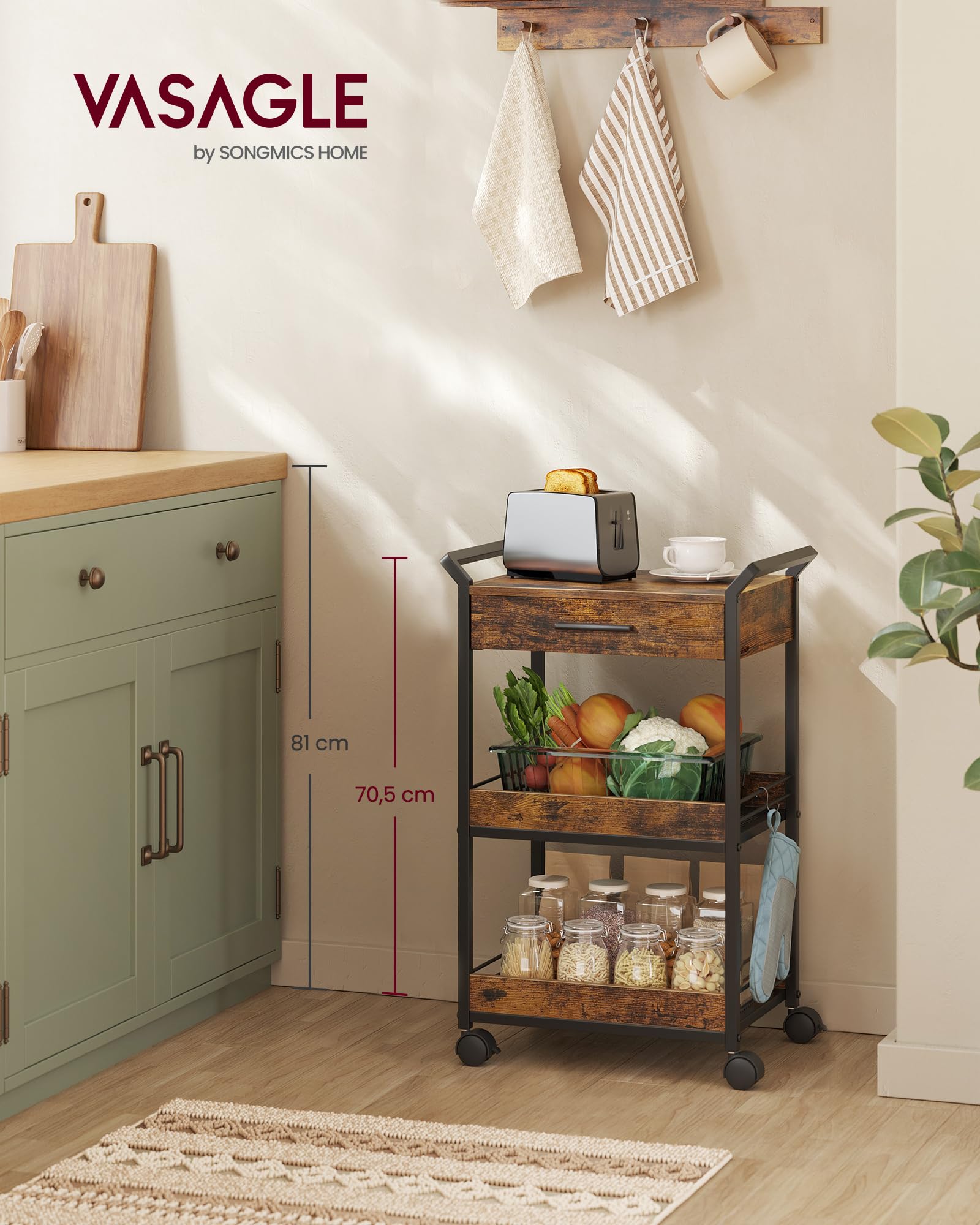 AKTIE! Fonteinmeubel Boss & Wessing Paris 40 cm Rustiek Eiken (1 kraangat