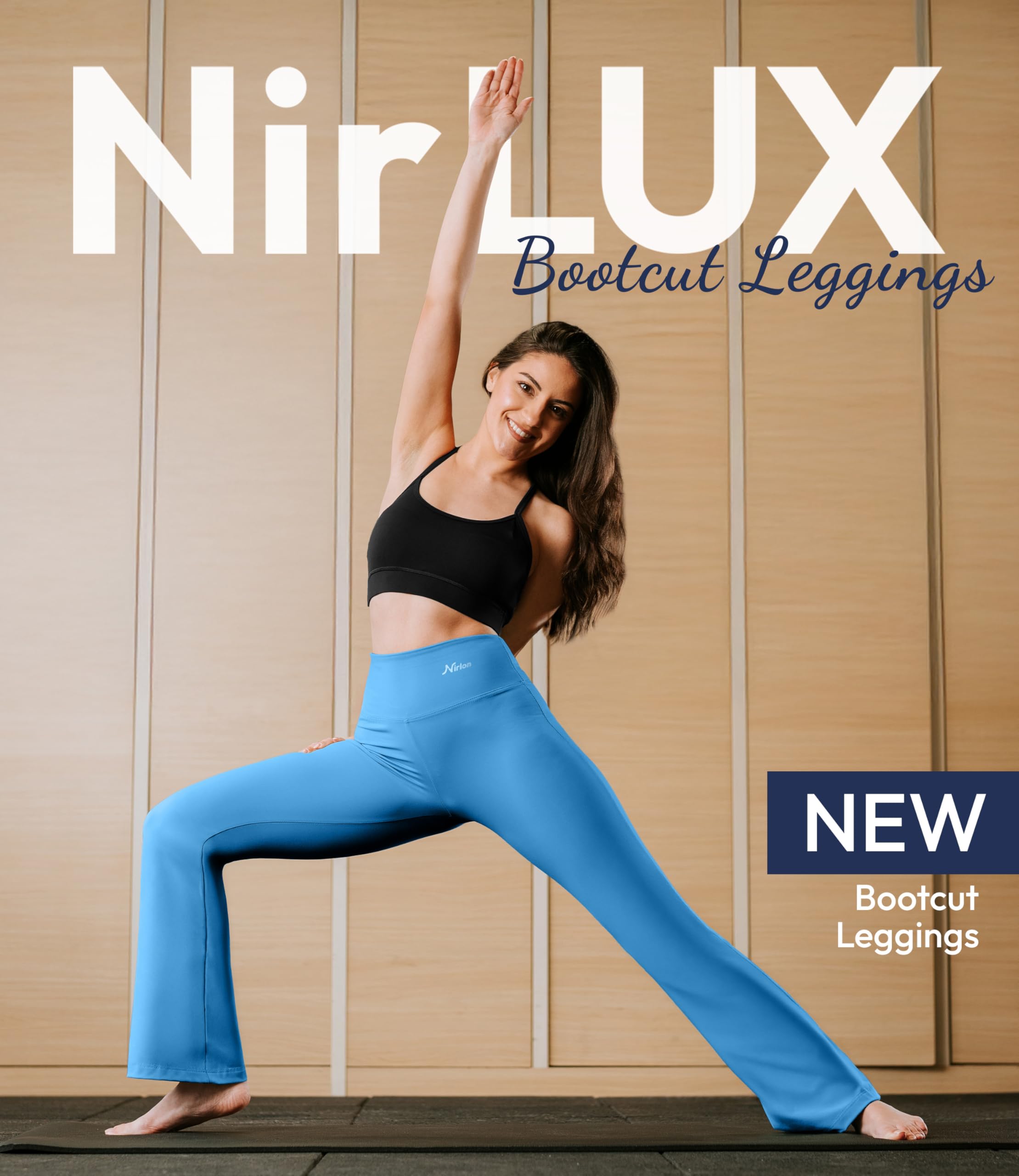 NirLUX Bootcut Yoga Pants - Soft Leggings for Women Regular & Plus Size Womens Leggings Tummy Control for Gym & Yoga (4 30