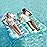 Jasonwell Inflatable Pool Float Lounge - 2 Pack Floaties Rafts for Adults Floating Lounger Sun Tanning Floats Cool Water Floaty Swimming Lake Beach Party Toys