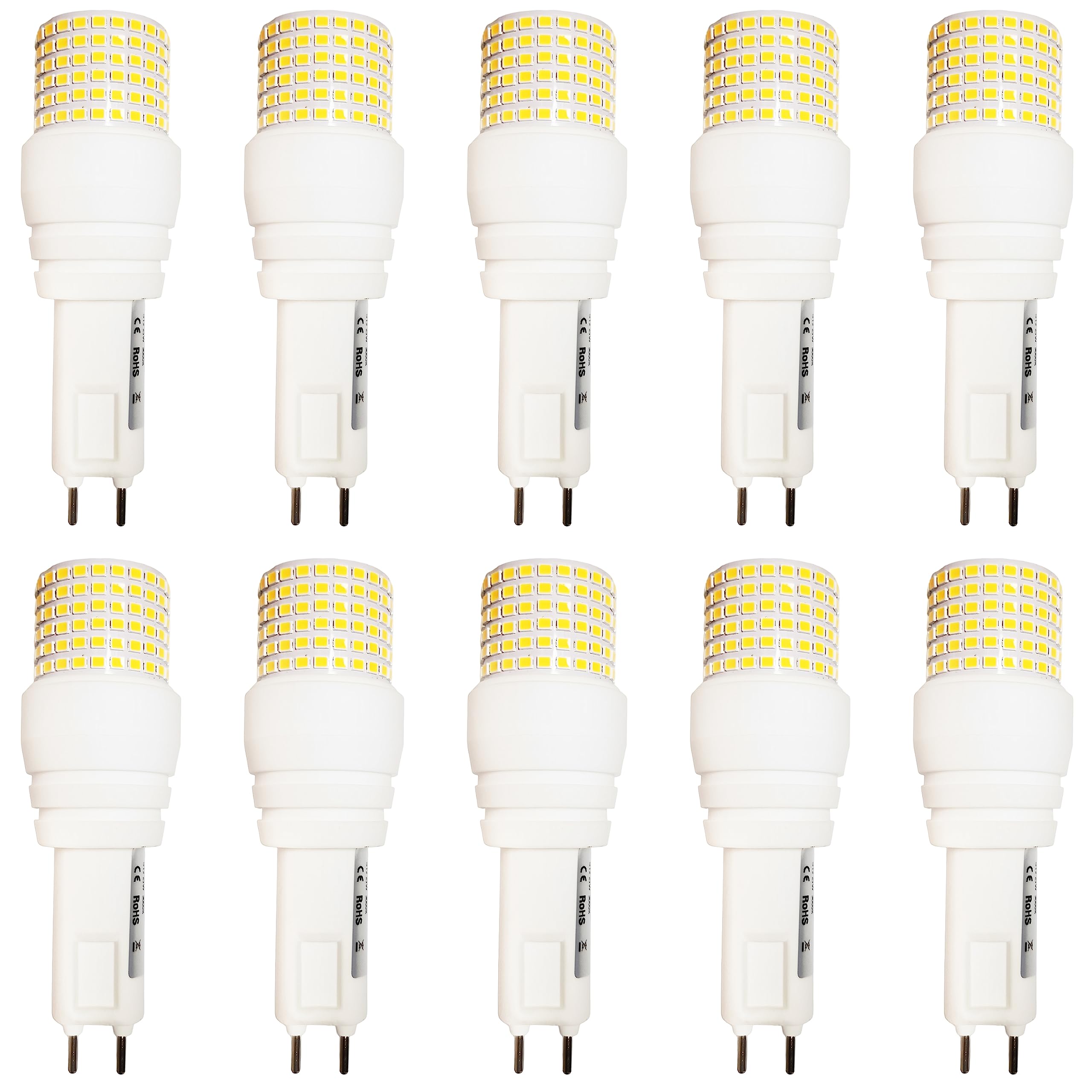 Bombilla Led G12 De 25 Vatios, 4000 S, Fuente De Luz G12, Base De Dos Pines G12, Bombilla Led Tipo Maíz, No Regulable(4500K)