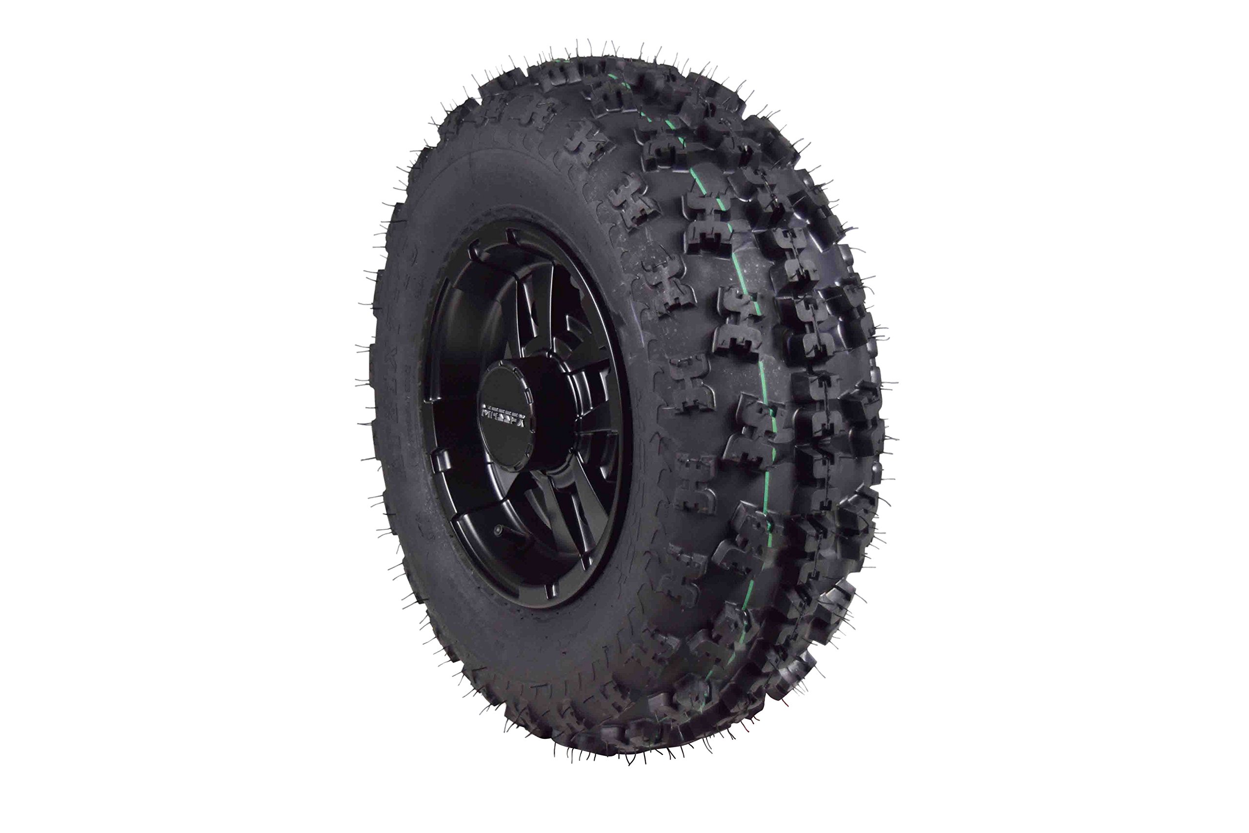 ATV & UTV 4 NEW Yamaha YFZ350 Banshee 350 Black Aluminum Rims & MASSFX