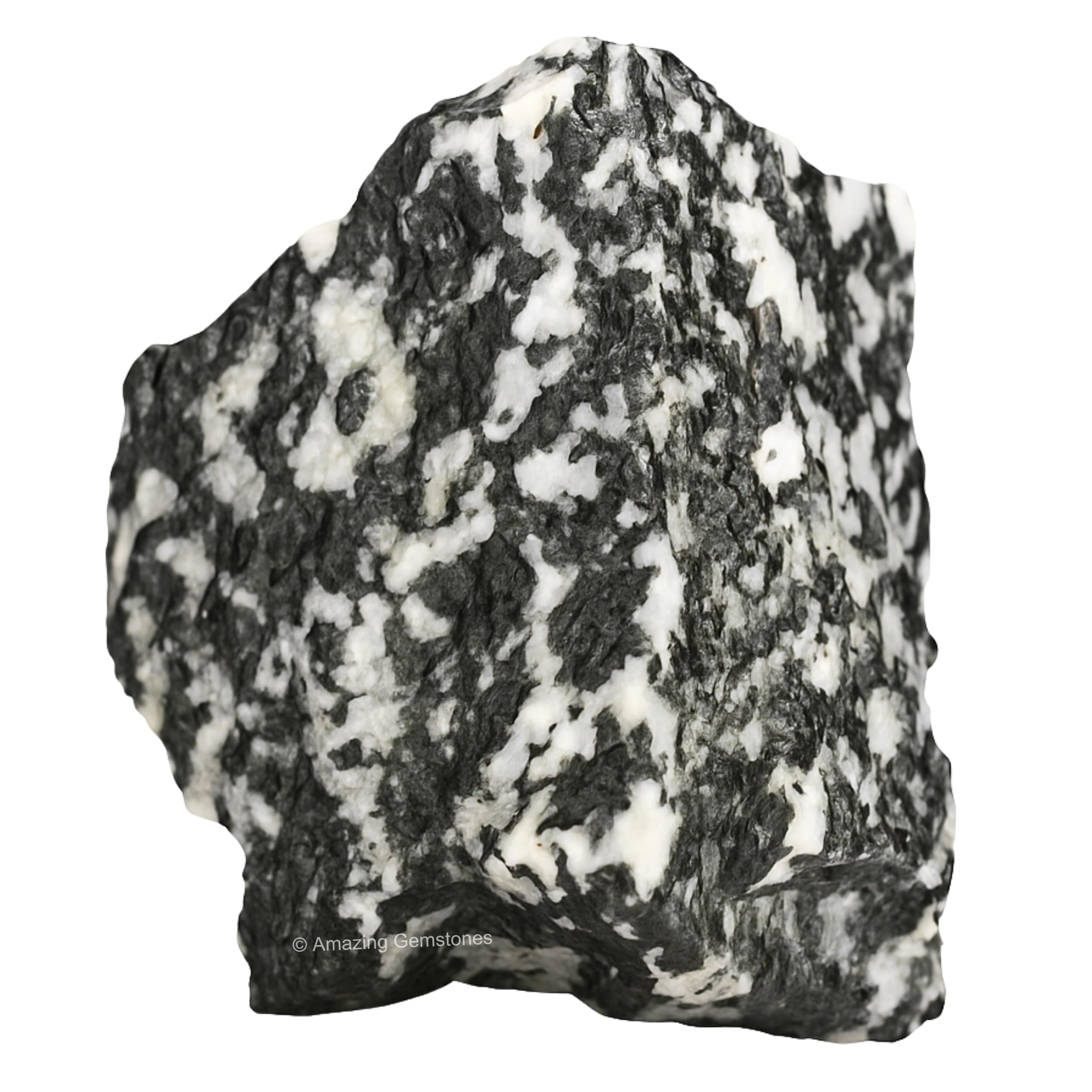Black &amp; White Tourmaline Crystals and Healing Stones, 1 Piece Raw
