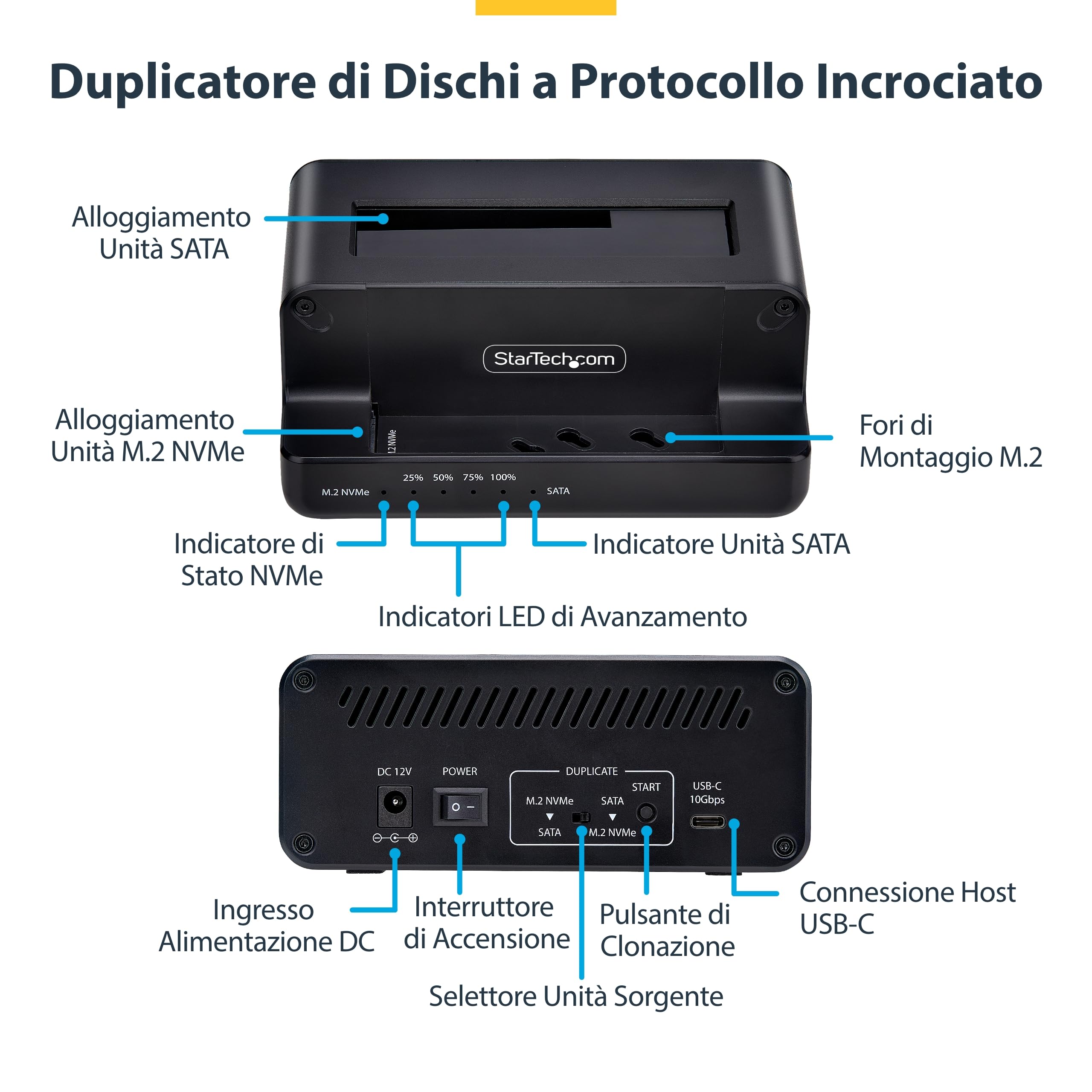 Duplicatore SSD 2.5/3.5