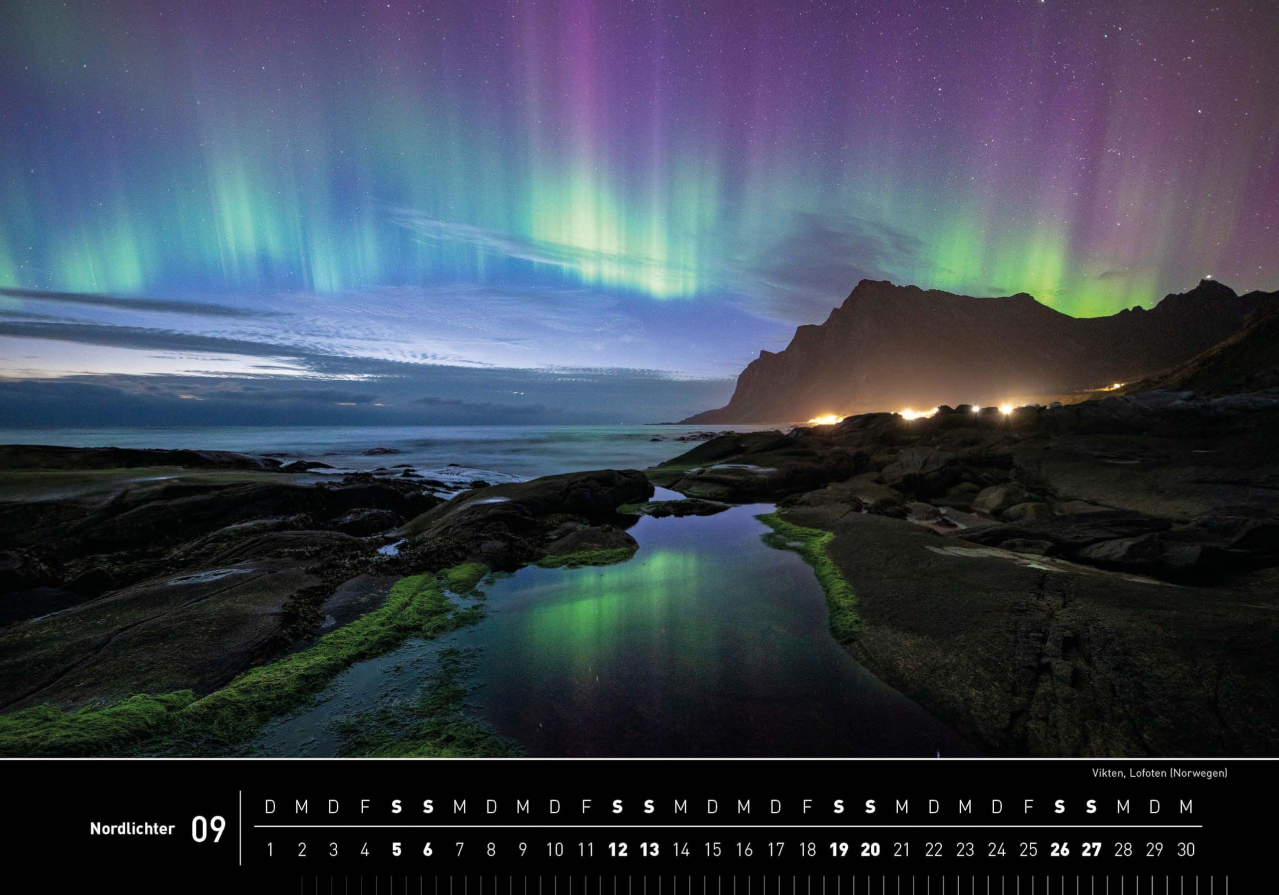 Nordlichter Premiumkalender 2026