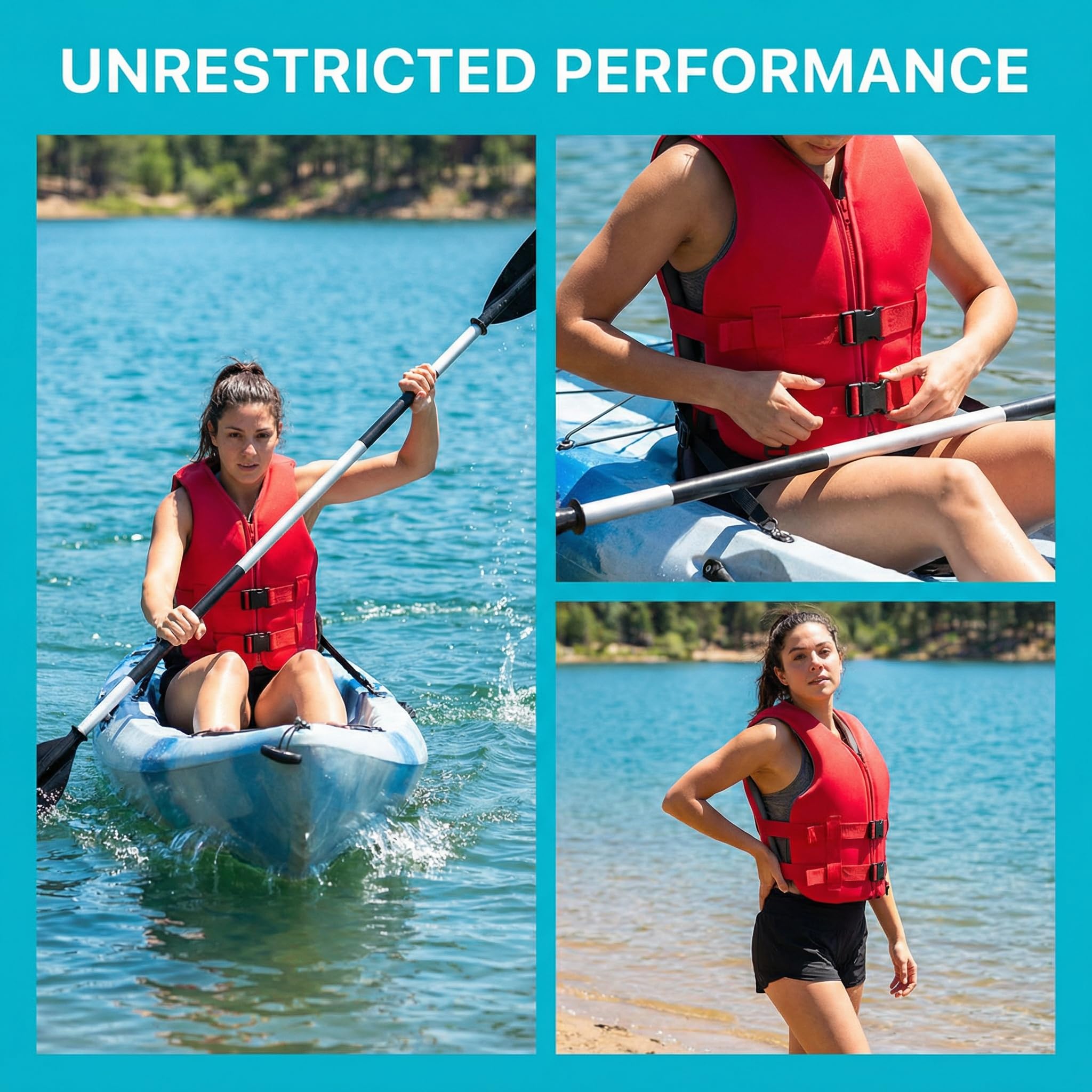 ウェア Kayaking and Sailing Vest XS Amazon.com : High-Buoyancy Life Jackets for Adults – Adjustable