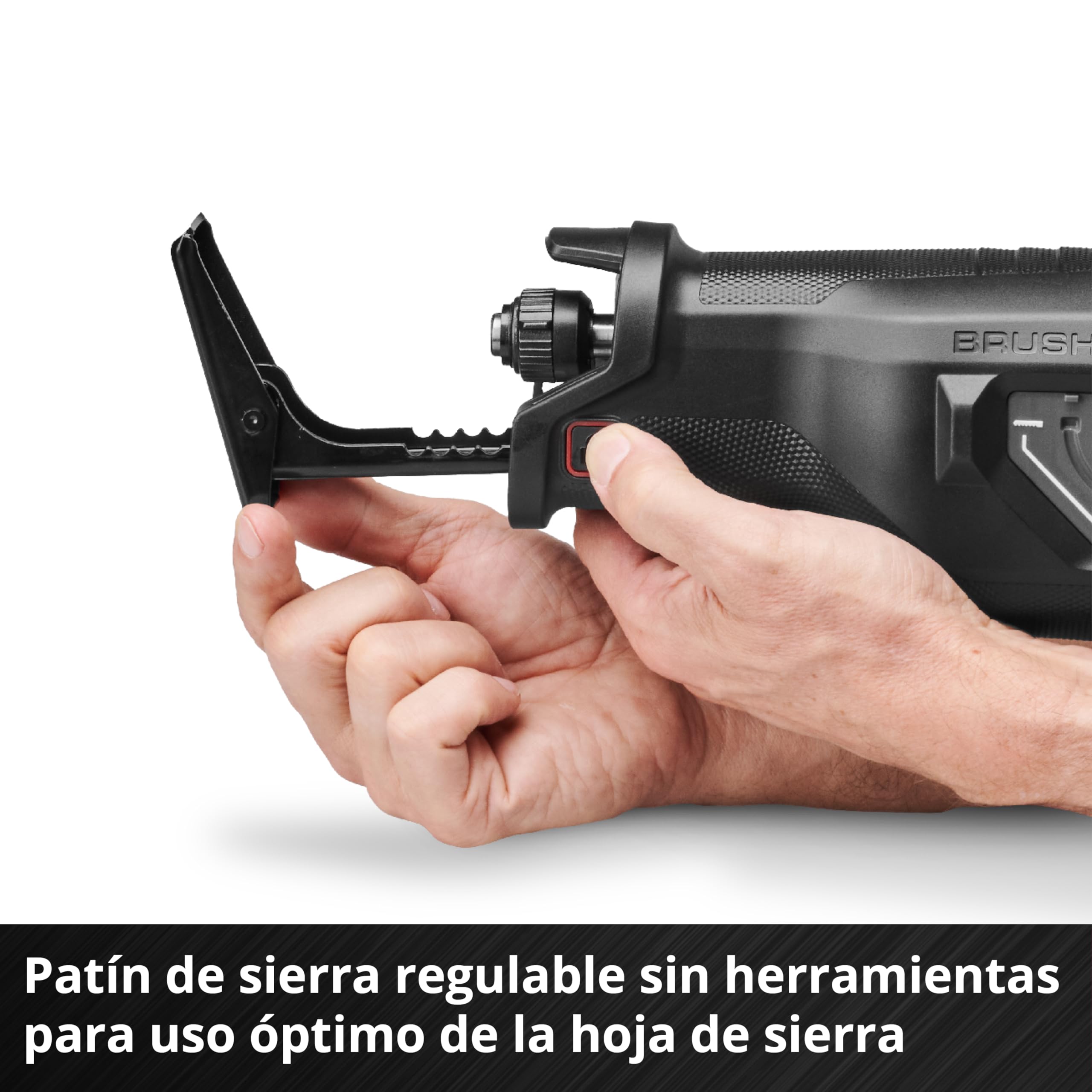 Einhell Professional sierra universal con batería TP-AP 18/32 Li BL-Solo PXC (18V, 1300 W, Brushless, 32 mm altura de carrera, 300 mm profundidad de corte en madera, 2 hojas de sierra, sin batería)