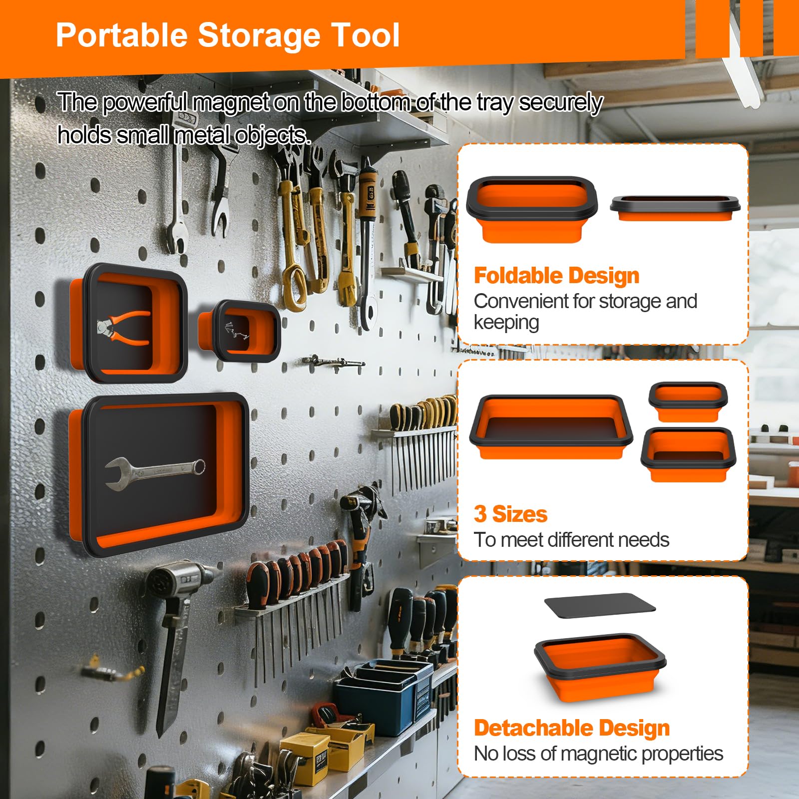 Magnetic Tool Trays - Keep Your Workspace Organized -2