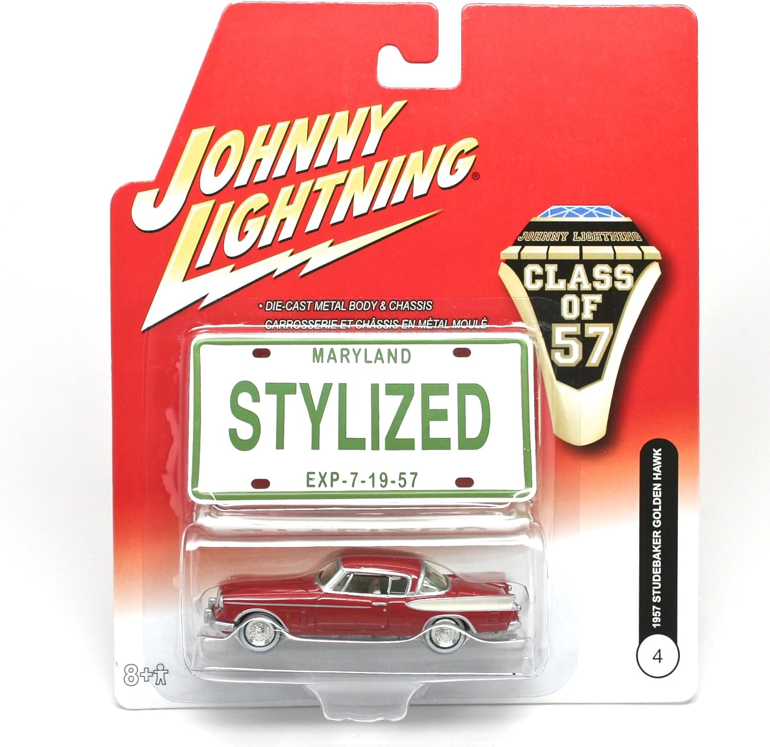 johnny lightning 1957 studebaker golden hawk
