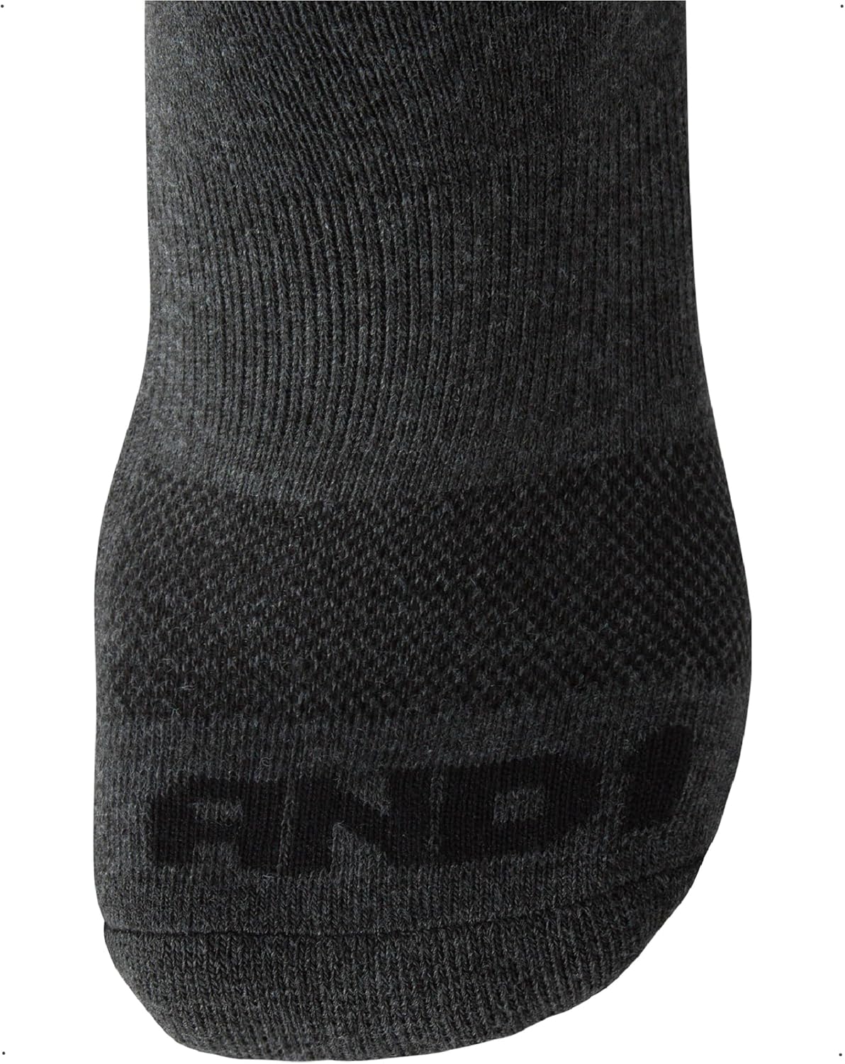 AND1 Men's Mid Crew Performance Cushioned Socks (12-Pack) - Image 2