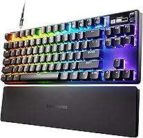 New SteelSeries Apex Pro TKL 2023 Ed.- World's Fastest Mechanical Gaming Keyboard - Adjustable Actuation - Esports...