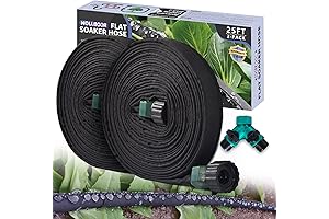 Garden Soaker Hose 25ft 2pack: Water-Saving Irrigation Solution