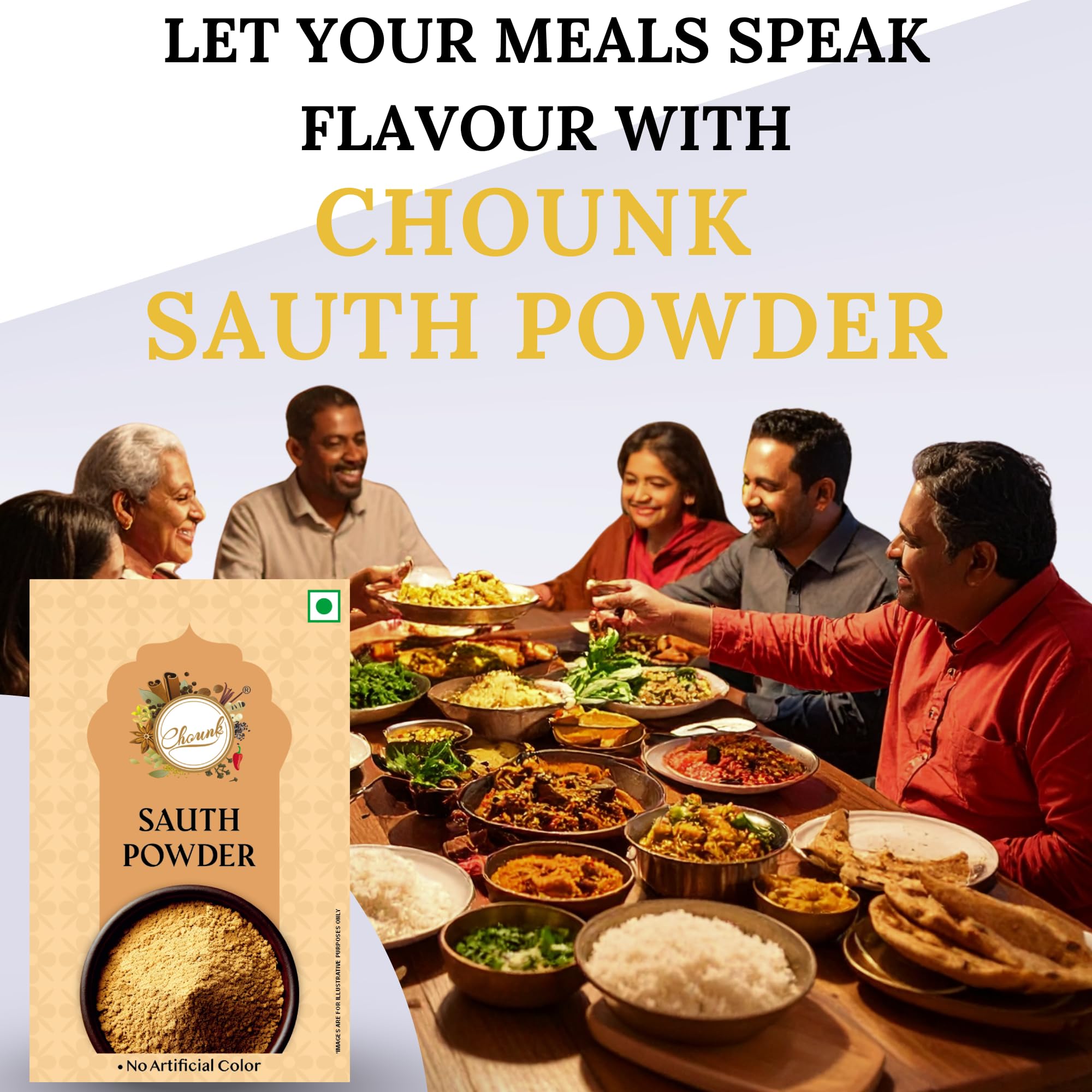 Chounk Dry Ginger Powder | Organic Sukku Powders | Adrak Powder with No Preservatives & No Additives | Ginger Powders Dry Pure & Natural Ingredients | Sonth Powder 200g (Pack of 2) - Image 6 thumbnail