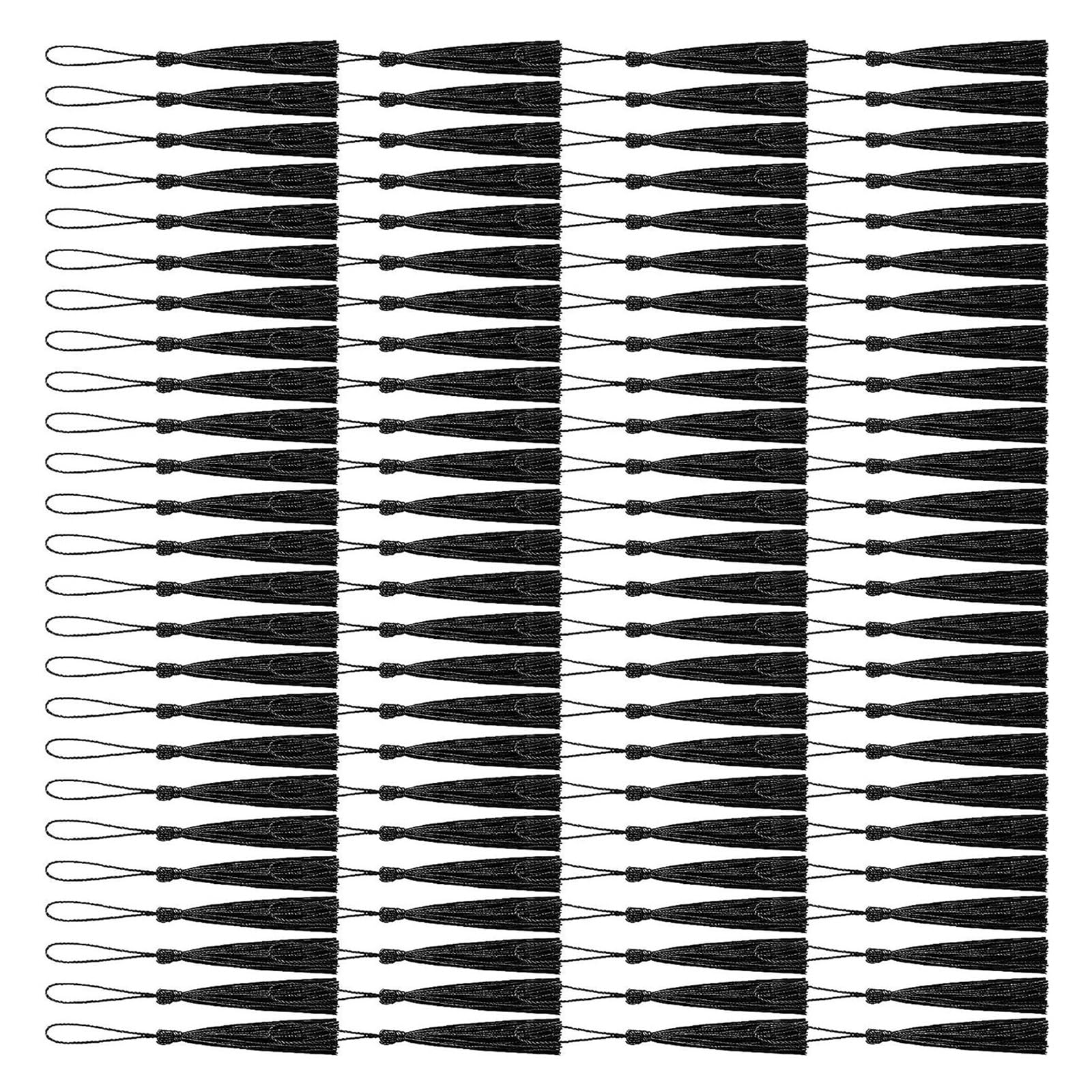 GTYLF Sturdy Polyester Decorative Tassels Pack for Curtains Pillows Bags Crafting Supplies Polyester Tassels Fringe Trim Fringe for Curtains