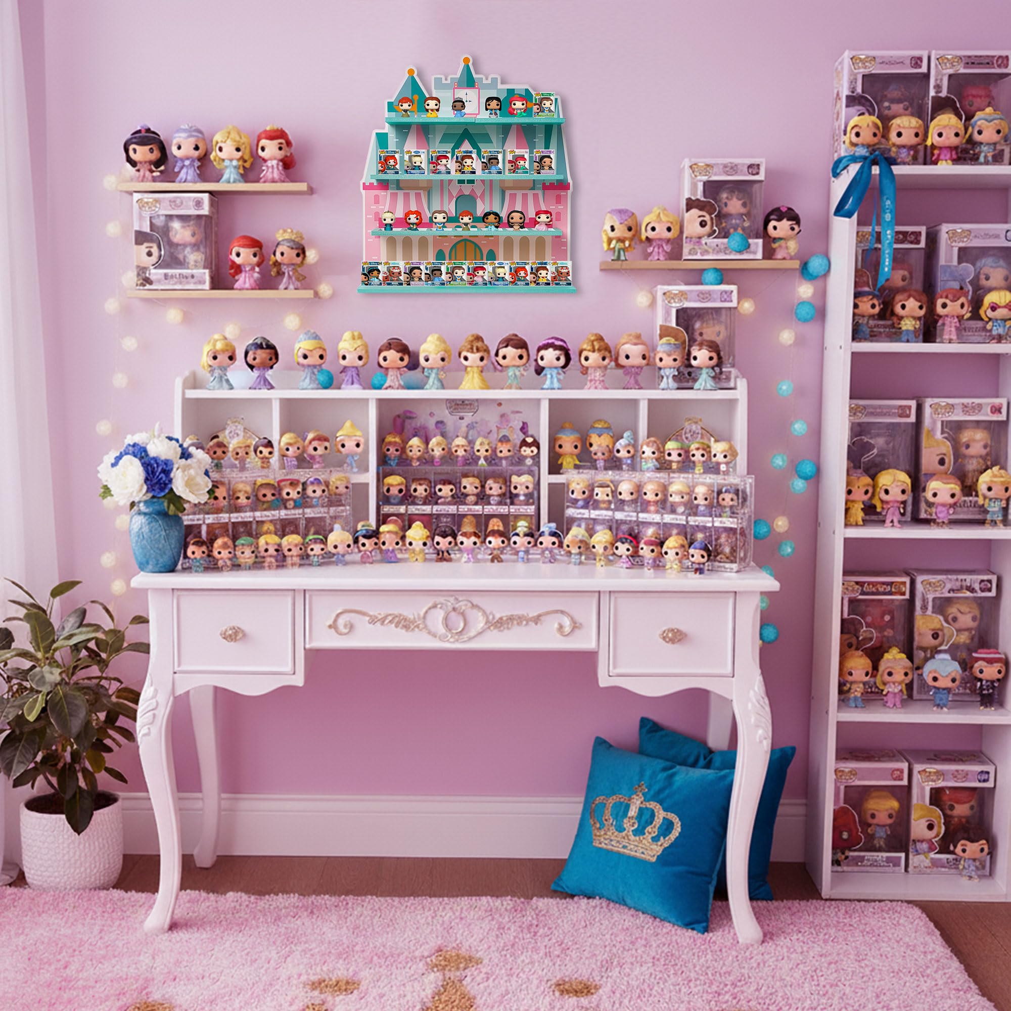 AUFGELD Display Shelf Compatible with Fnko Bitty Princesses Series - Image 2