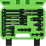 18-piece Impact Socket Extension Set Tools, Swivel Universal Joint, Deep 1/4