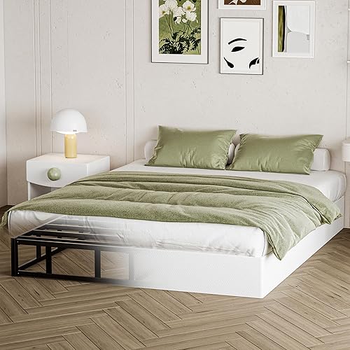 Miniatura 9 de Somier para Cama Queen de 10 Pulgadas - Somier de Servicio Pesado Base de Colchón de Metal con Cubierta de Tela, Sin Ruido, Fácil Montaje,