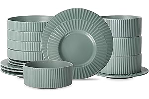 Stone Lain Lusso Stoneware Dinnerware Set for the Distinguished Dining