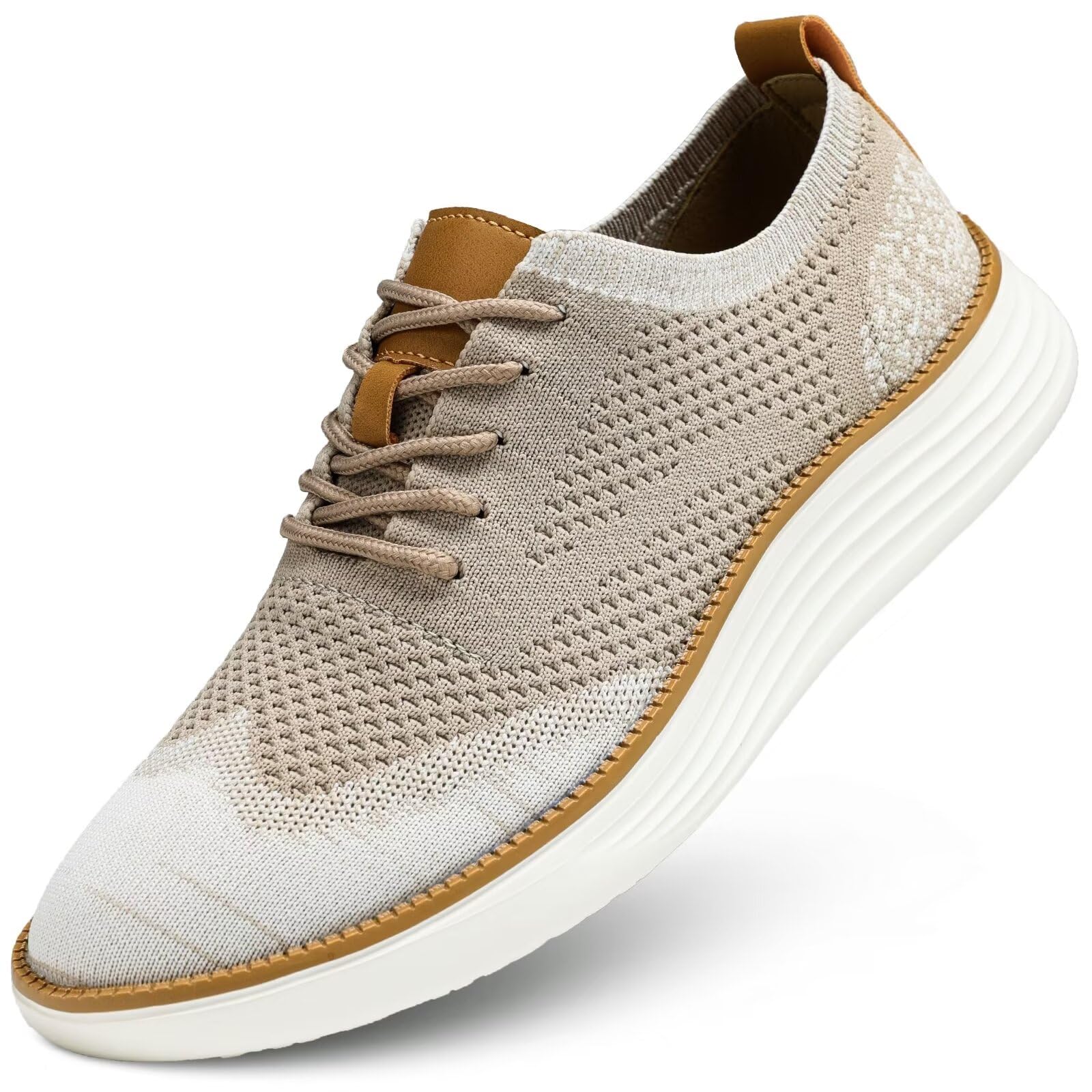 Mens Casual Dress Shoes Fashion Walking Sneakers Mesh Business Oxfords Work Lightweight Soft Sole Zapatos