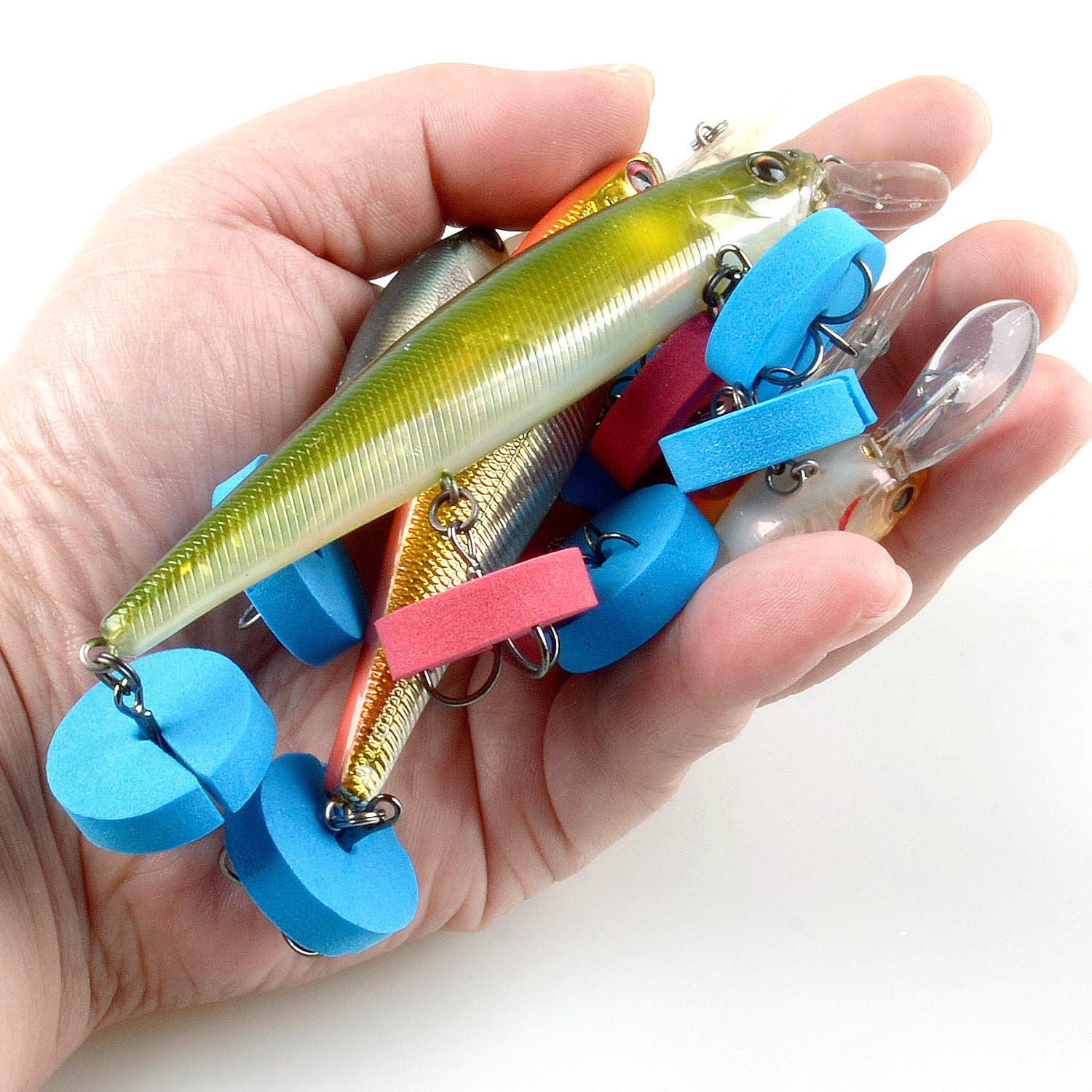 diy fish hook & barb protector Fishing Covers Hook Bonnets Treble Hook Guards - One Size Fits Most, Tangles Free, EVA Material Fishing Hook Caps Protect Your Sharp Hooks and Long Using, Hooks 5 Best Bass Lures Color:Miami Vibe - 500 Yards digital download art
