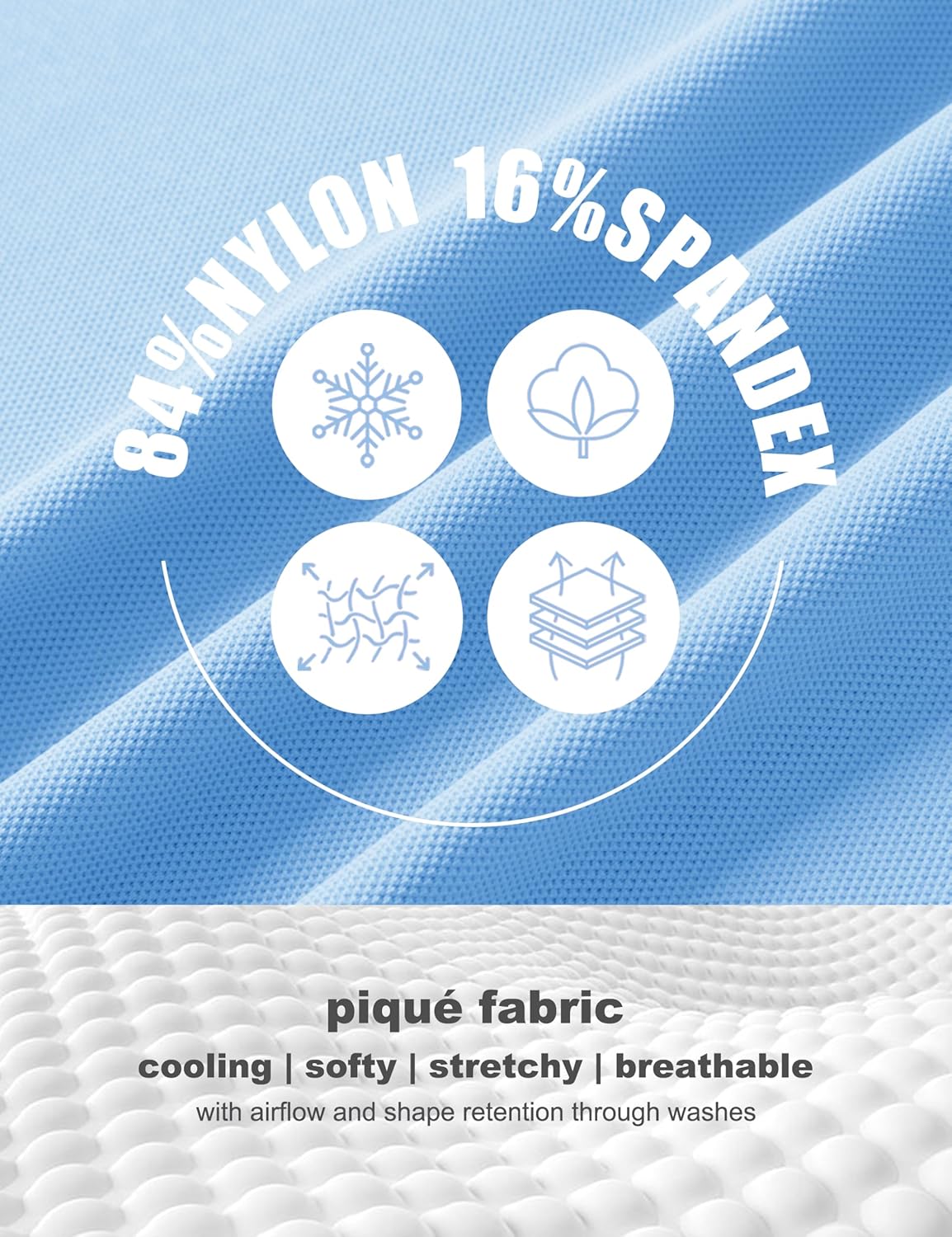 MAGCOMSEN Women's Polo Shirts Short Sleeve UPF 50+ Golf Collared Shirt for Work Quick Dry Tennis Top Moisture Wick - Image 6