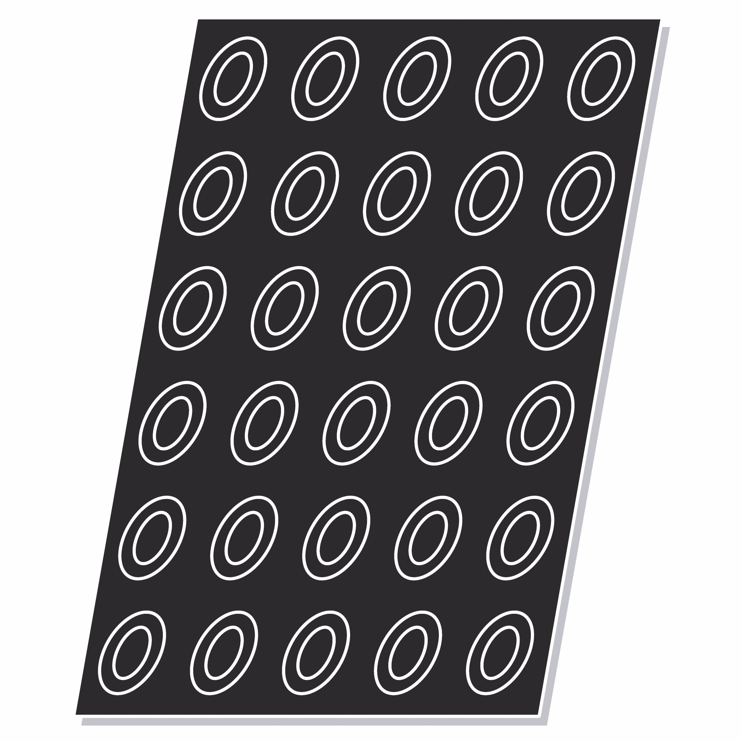 Pujadas P859.123 Flexipan Moule à savarins 24 trous 80 x 60 mm