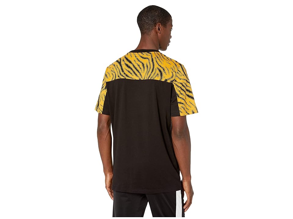 

PUMA Wild Pack All Over Print T-Shirt (Golden Orange) Men's Clothing