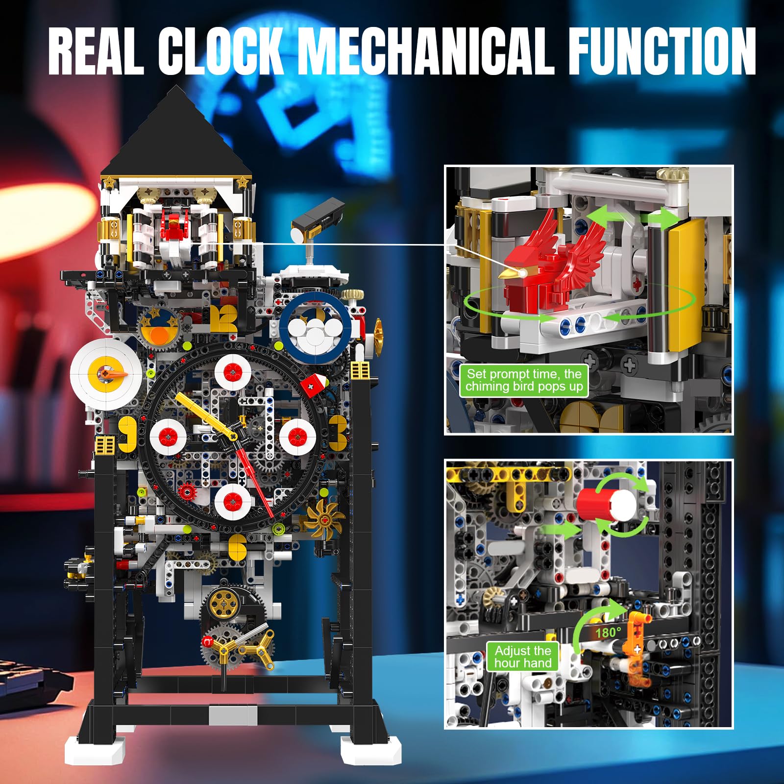 Mould King 10187 Idée Créative Horloge Mécanique Cyberpunk – 1.601 Pièces Mould King 10187 Idée Créative Horloge Mécanique Cyberpunk – 1.601 Pièces