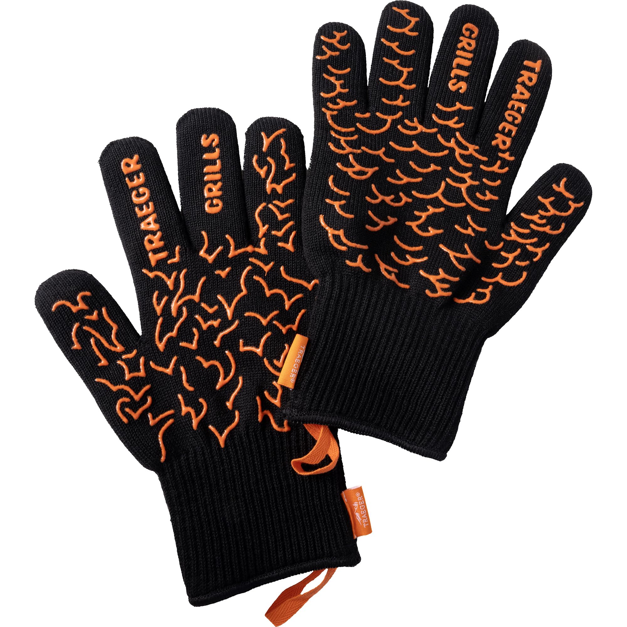 Traeger Gants de Four résistants à la Chaleur avec poignée en Silicone pour Barbecue, pâtisserie, Cuisine, sonde Chaude – Taille Unique