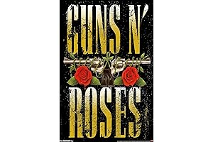 Guns N' Roses Stacked Logo Wall Poster: Adorn Your Abode with Iconic Rock Legacy