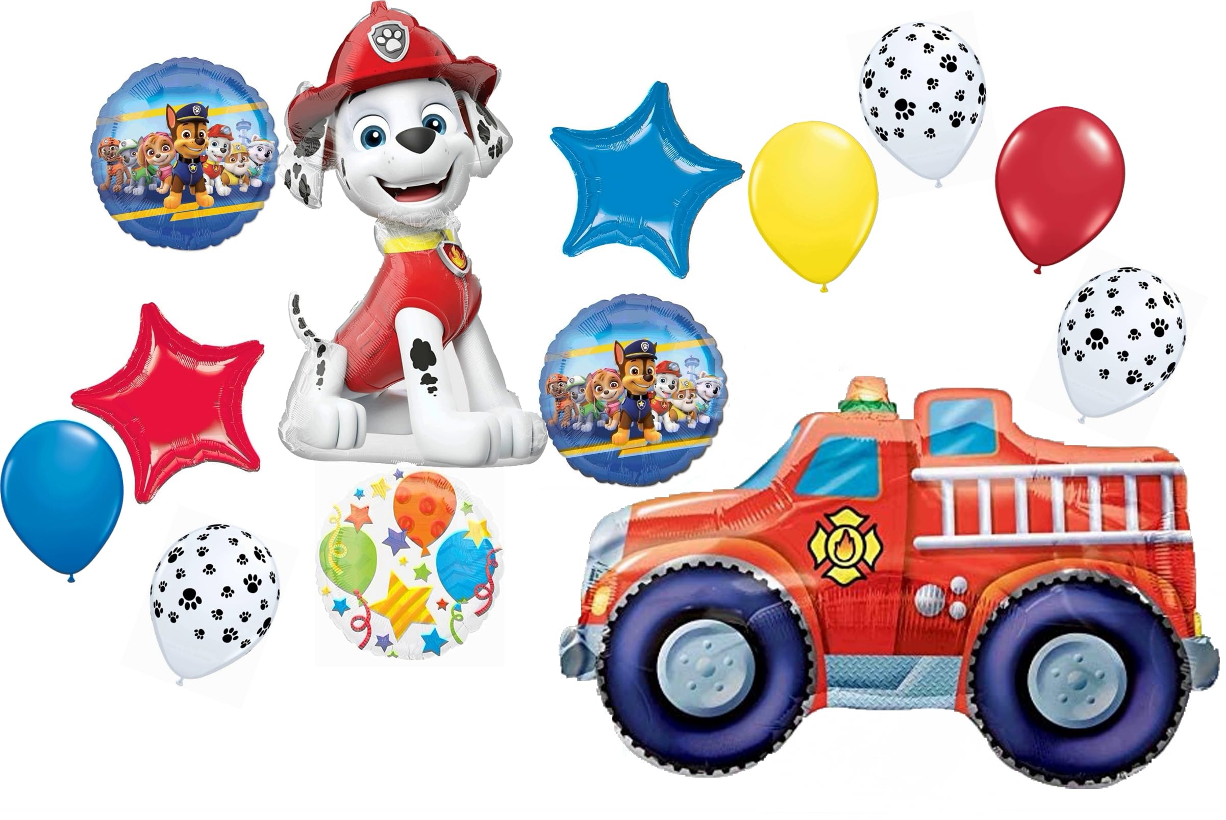 Amazon.com: Anagram Paw Pups Marshall and Fire Truck Ladder Engine