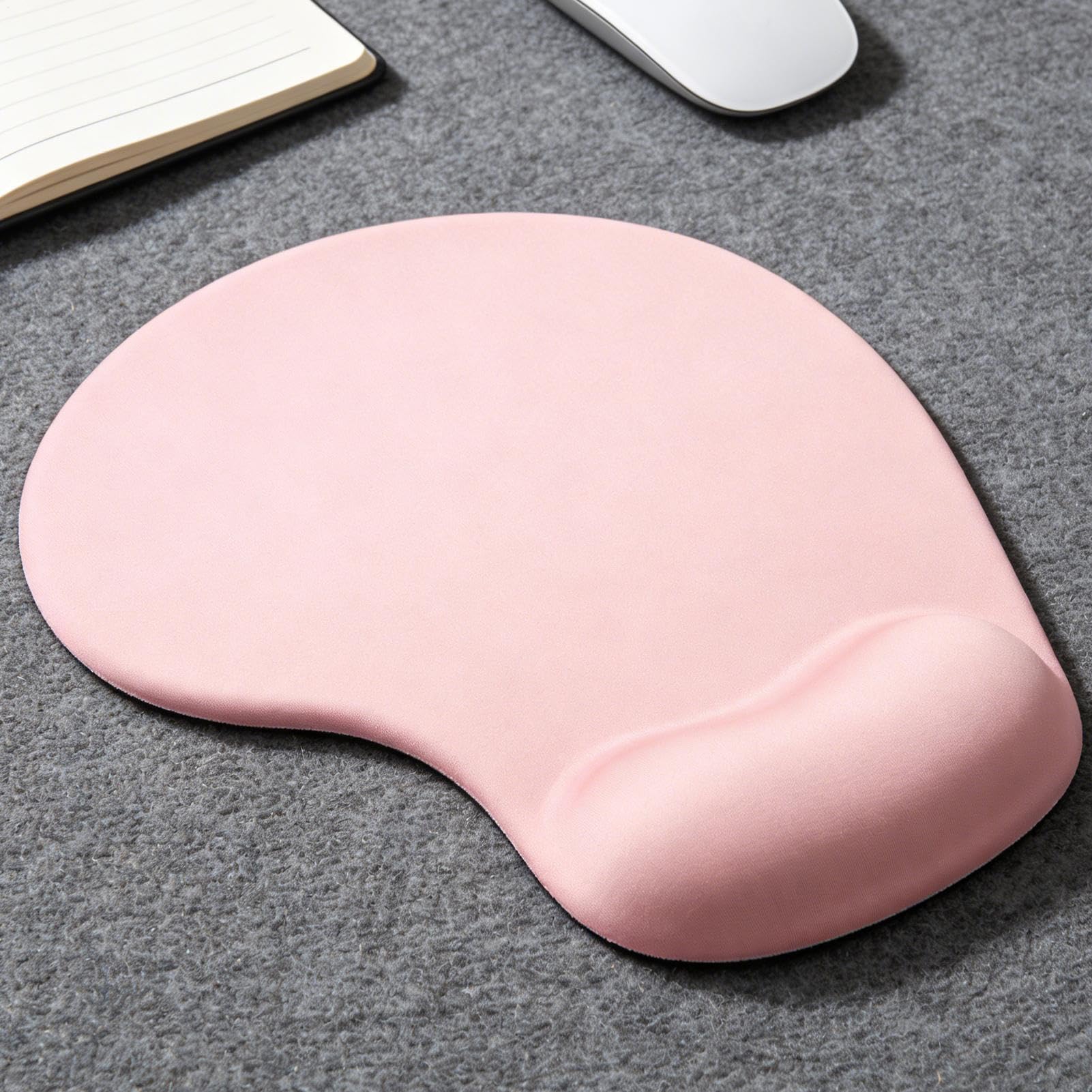 Tappetino Mouse con Appoggiapolsi Supporto Ergonomico Antiscivolo per Polso | Tappetino per Computer Unisex Adulti per Ufficio Casa Computer Portatile Lavoro Studio