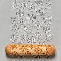 Vista 40 de MKM Pottery Tools Rodillos de mano grandes de madera para arcilla (BHR-01 Diagonal Basketweave)