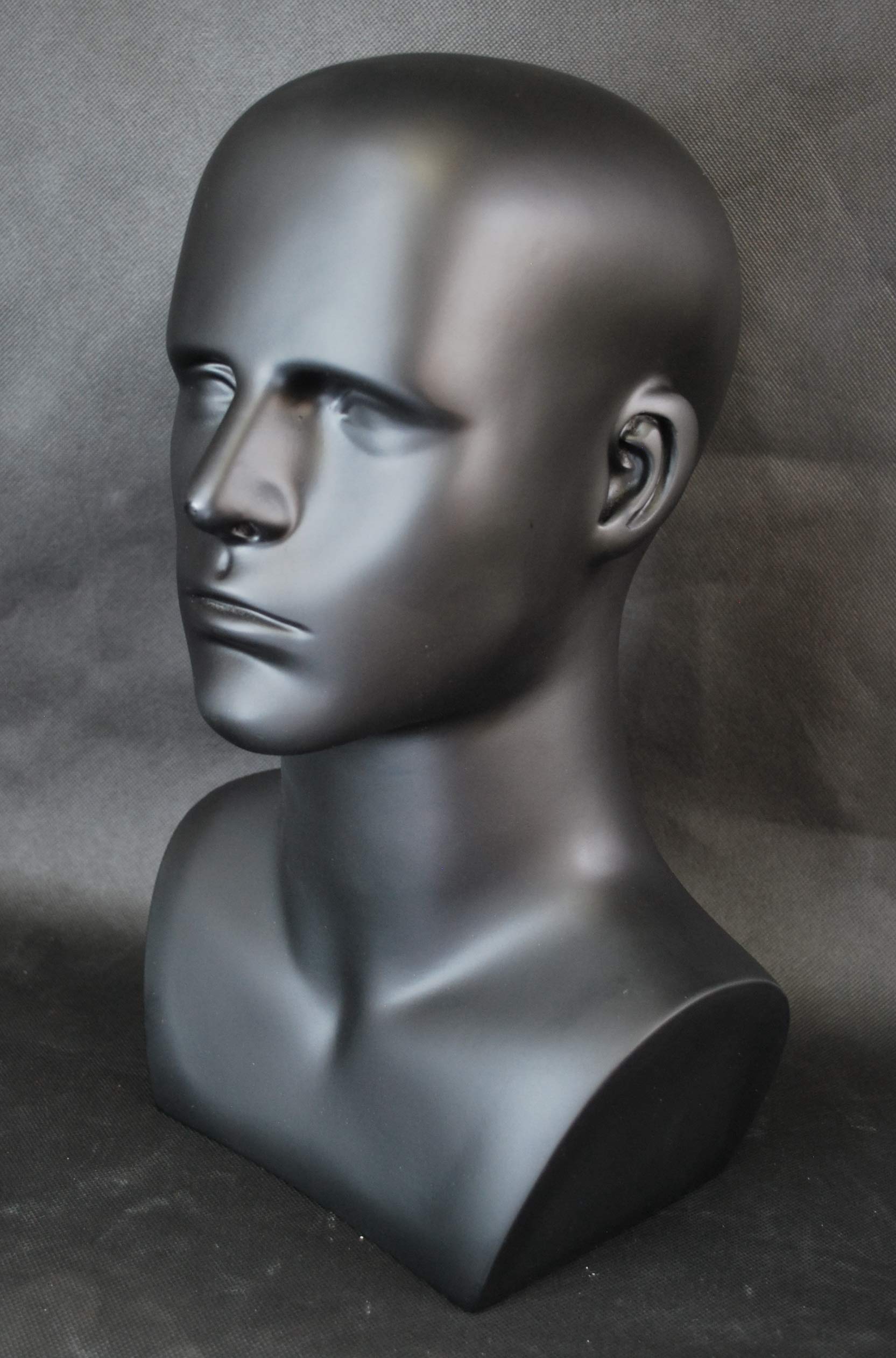 マネキン ヘッド ブラック 陶器製 ？ Amazon.co.jp: 男性マネキンヘッド 黒MD-BENBカツラ ウィッグ ヘアー